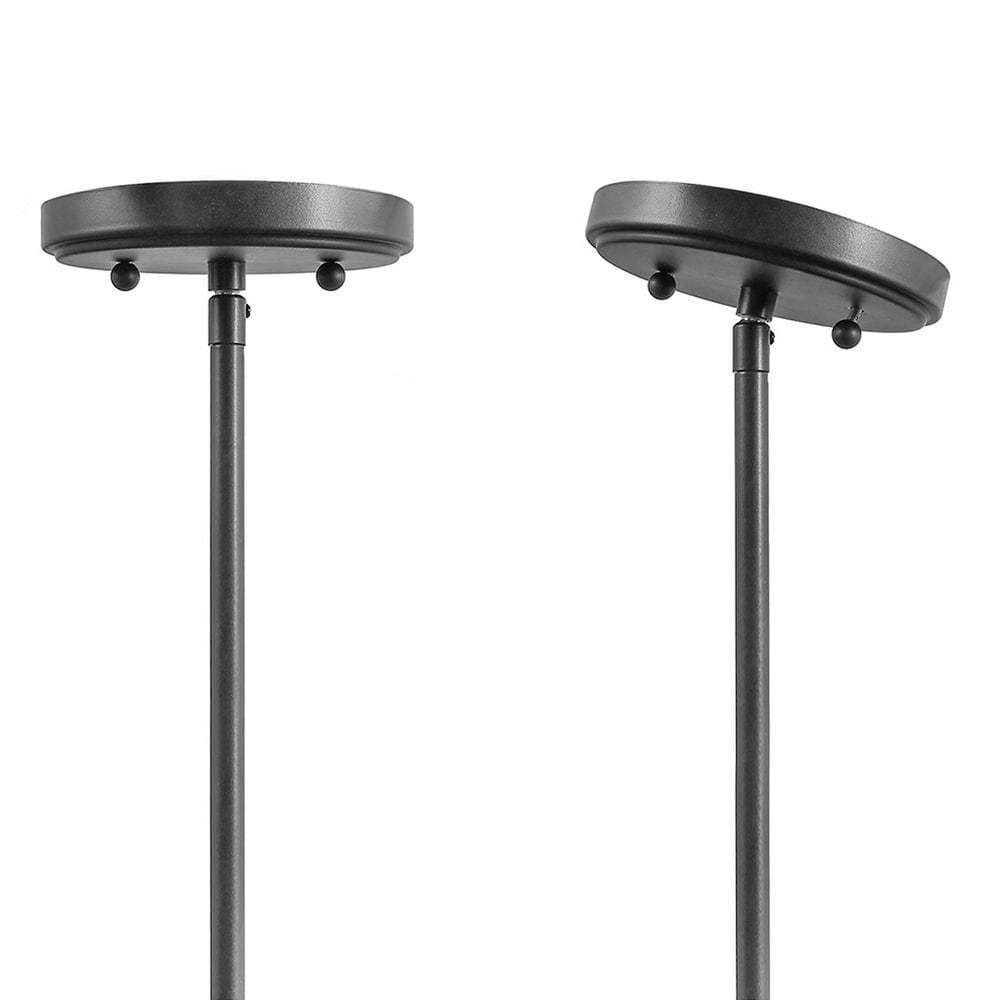 3-Light Farmhouse Retro Metal Linear Dome Pendant Light/Kitchen Island Lights