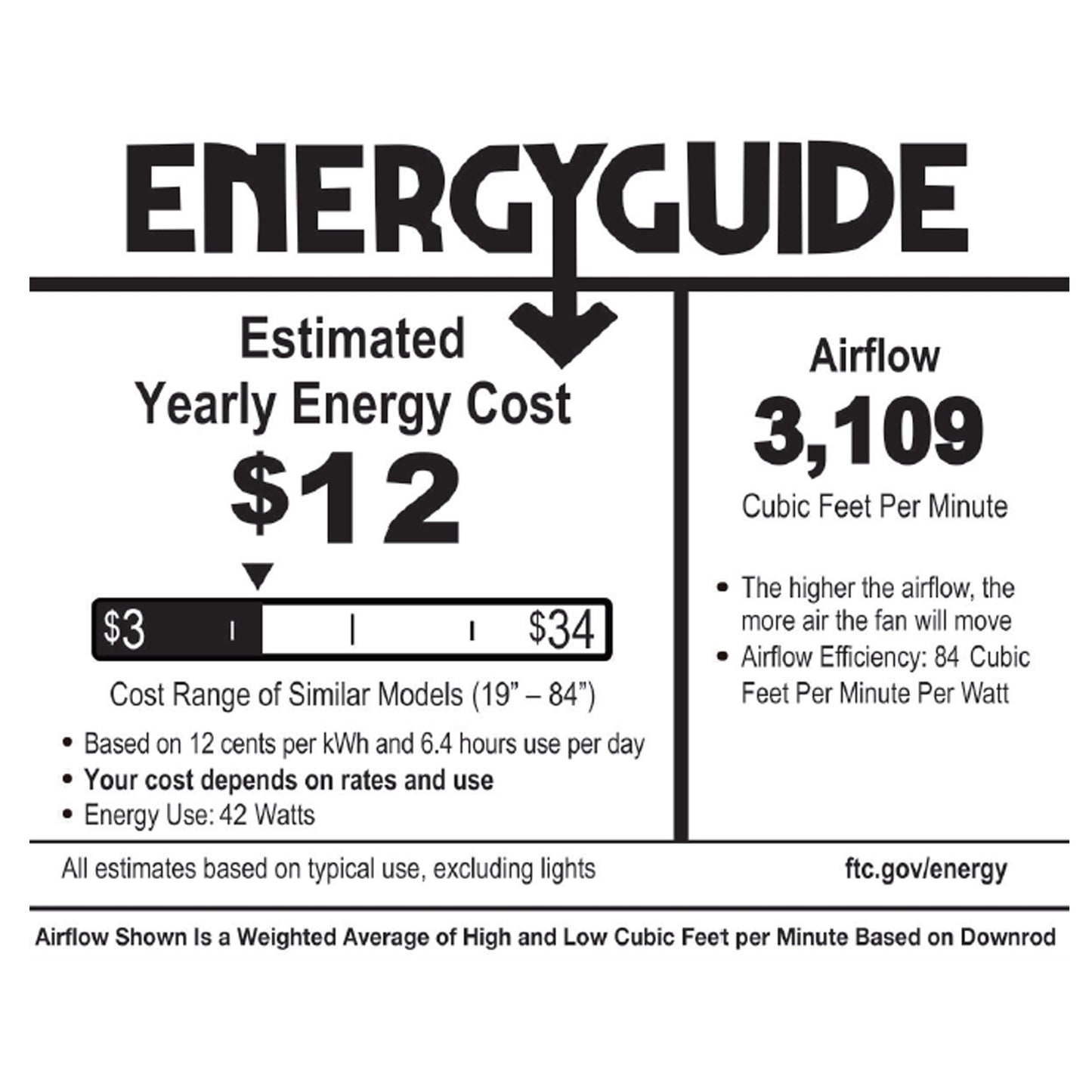 Ventilateur de plafond à DEL River of Goods Olivia, finition bronze huilé/cristal, 52 pouces - 52L x 52W x 18.25H - 52L x 52W x 18.25H