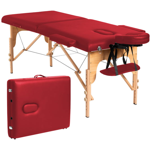 Table de massage portable 84''L, réglable, pour le visage, le spa et le tatouage, avec transport