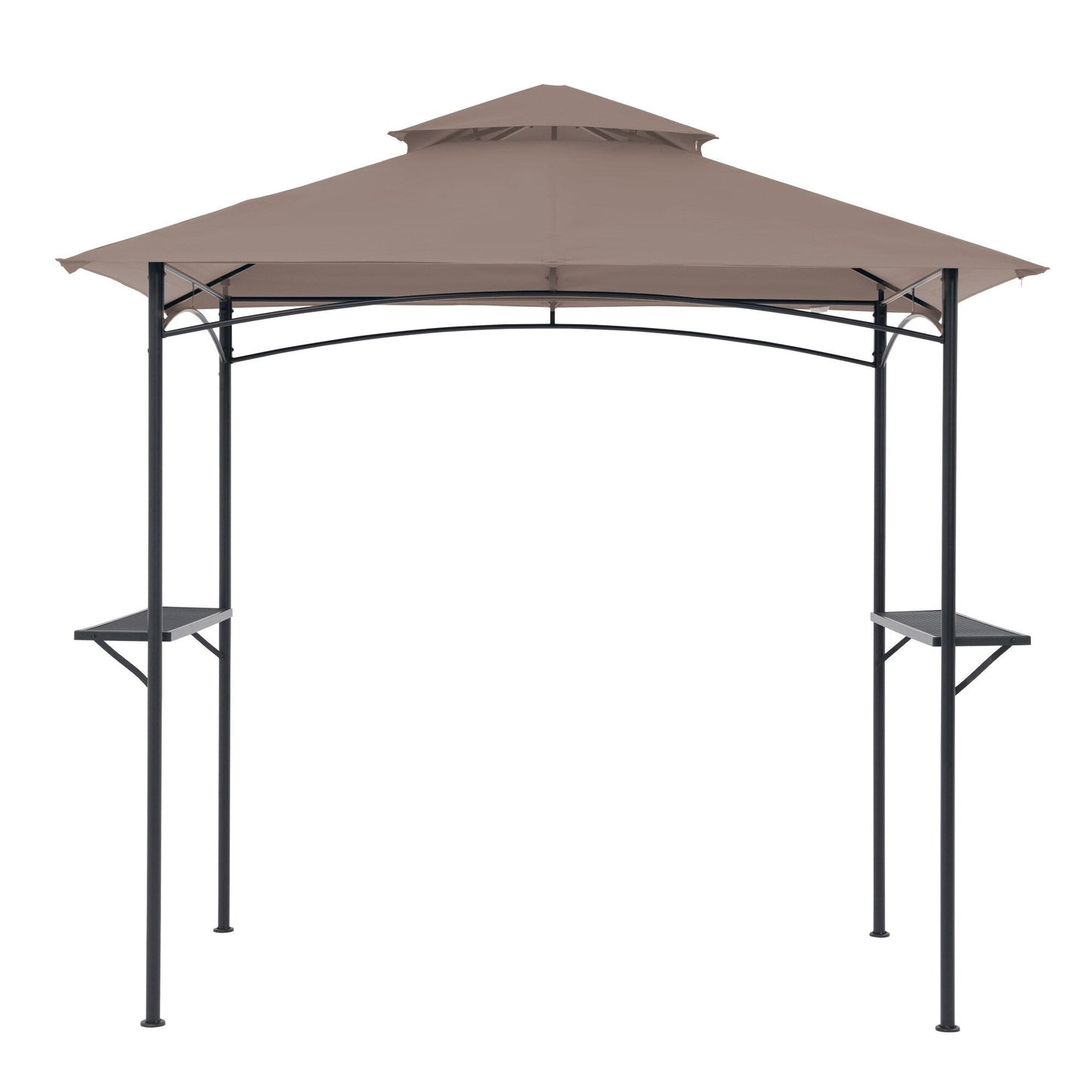 8' x 5' Outdoor Rainproof Grill Gazebo With Double Layer Vented Design