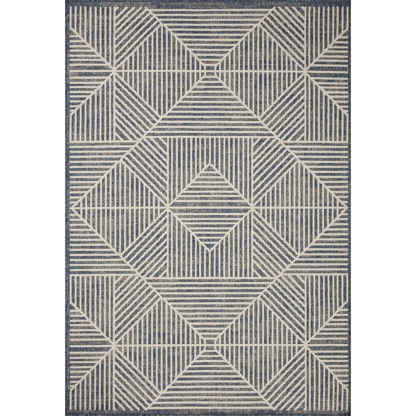 Alexander Home Renee Geometric Modern Indoor / Outdoor Rug