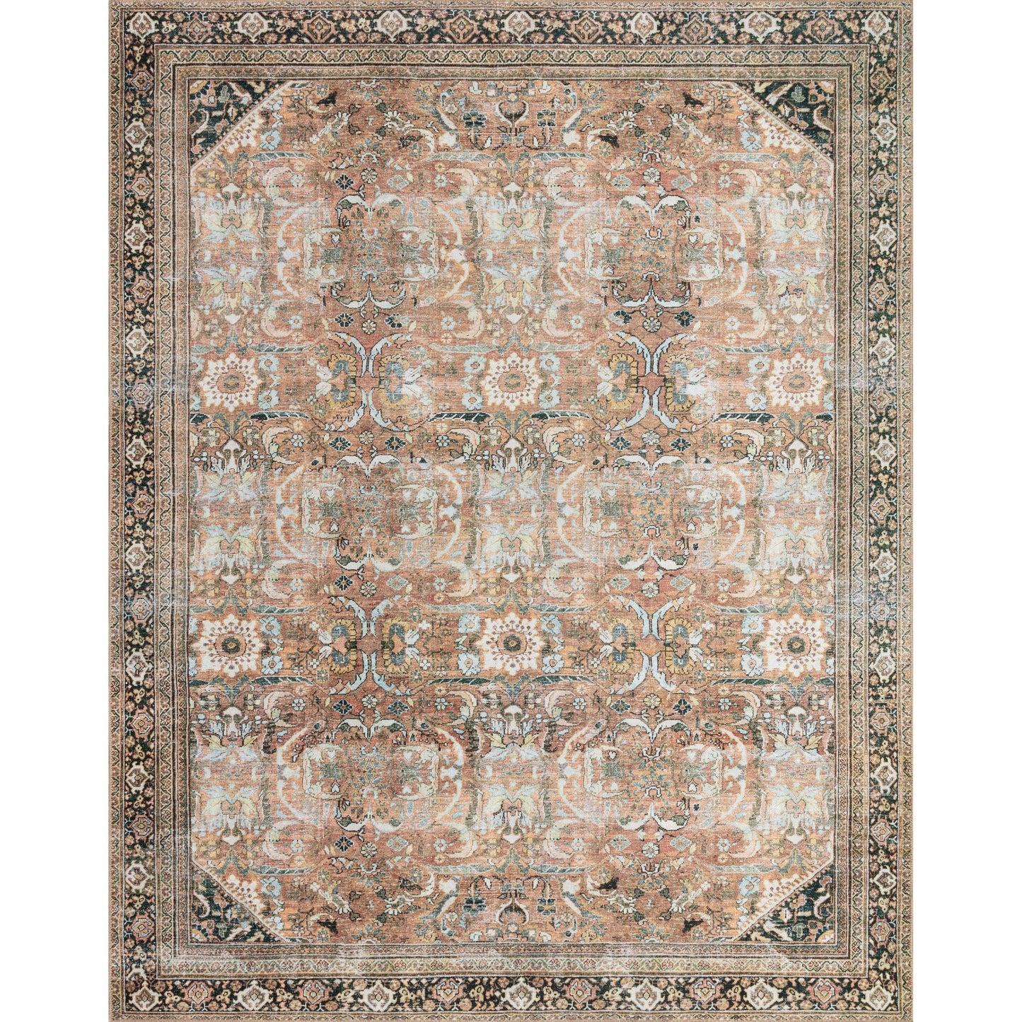Alexander Home Sophia Printed Botanical Vintage Area Rug