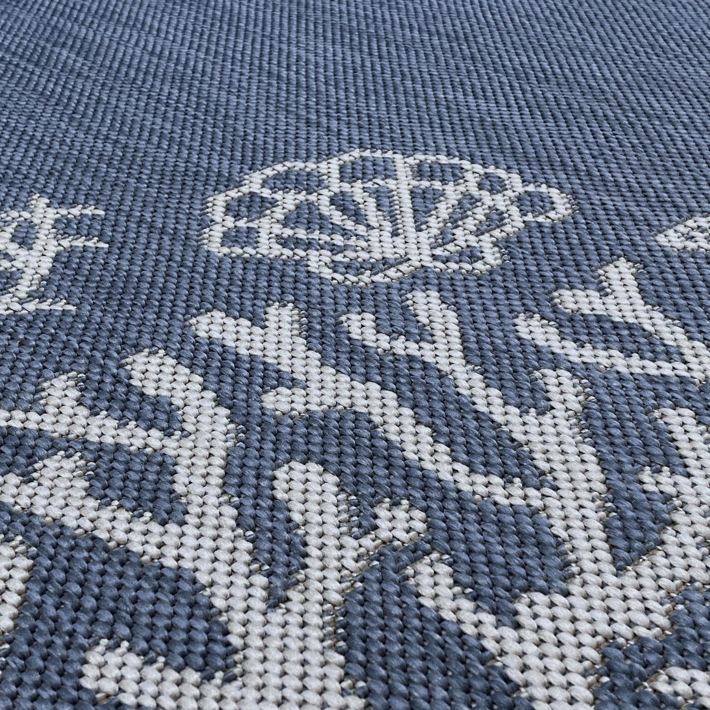 Exo Coastal Graphic Print Indoor/Outdoor Area Rug