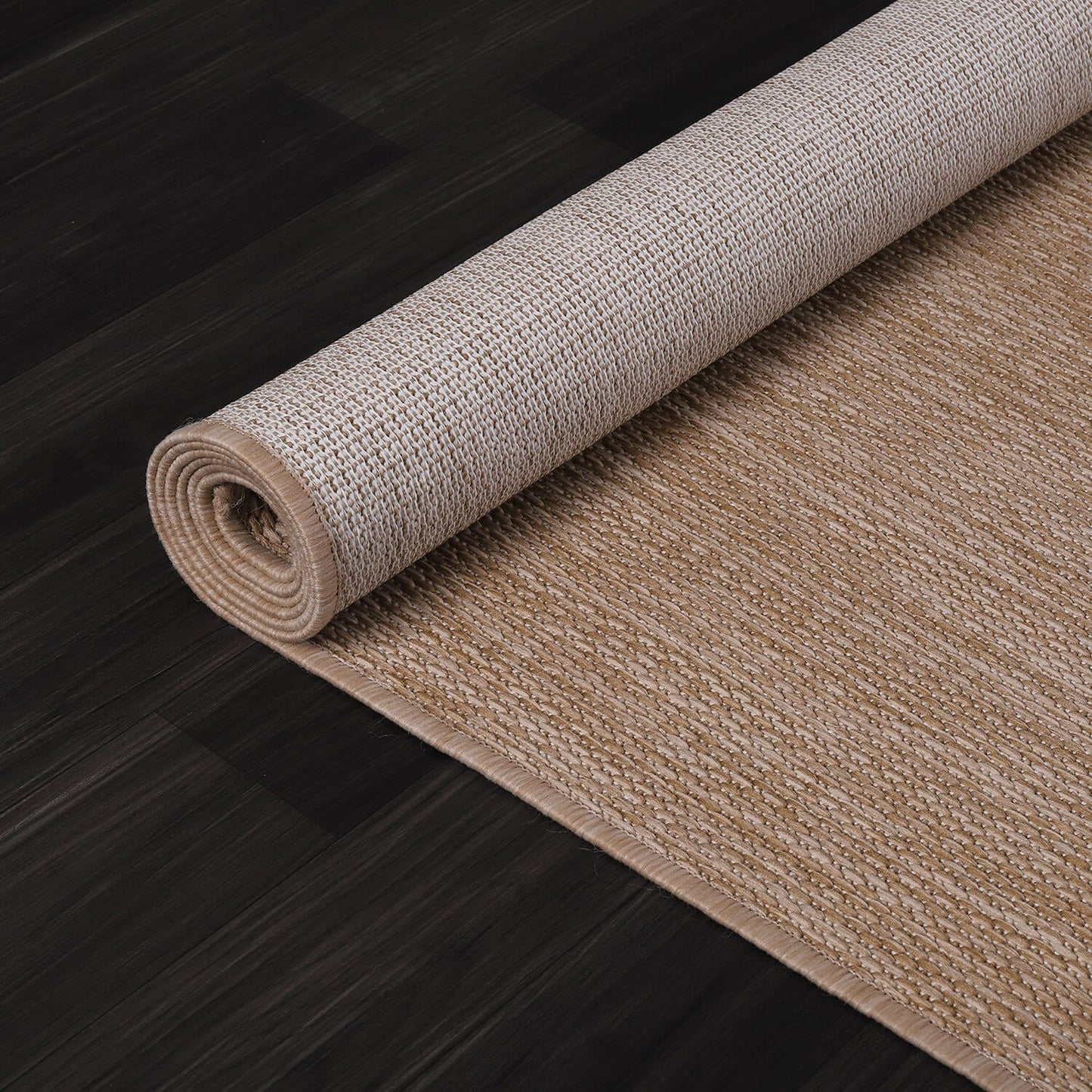 Aloha Washable Solid Indoor Outdoor Area Rug Patio Deck Living Room