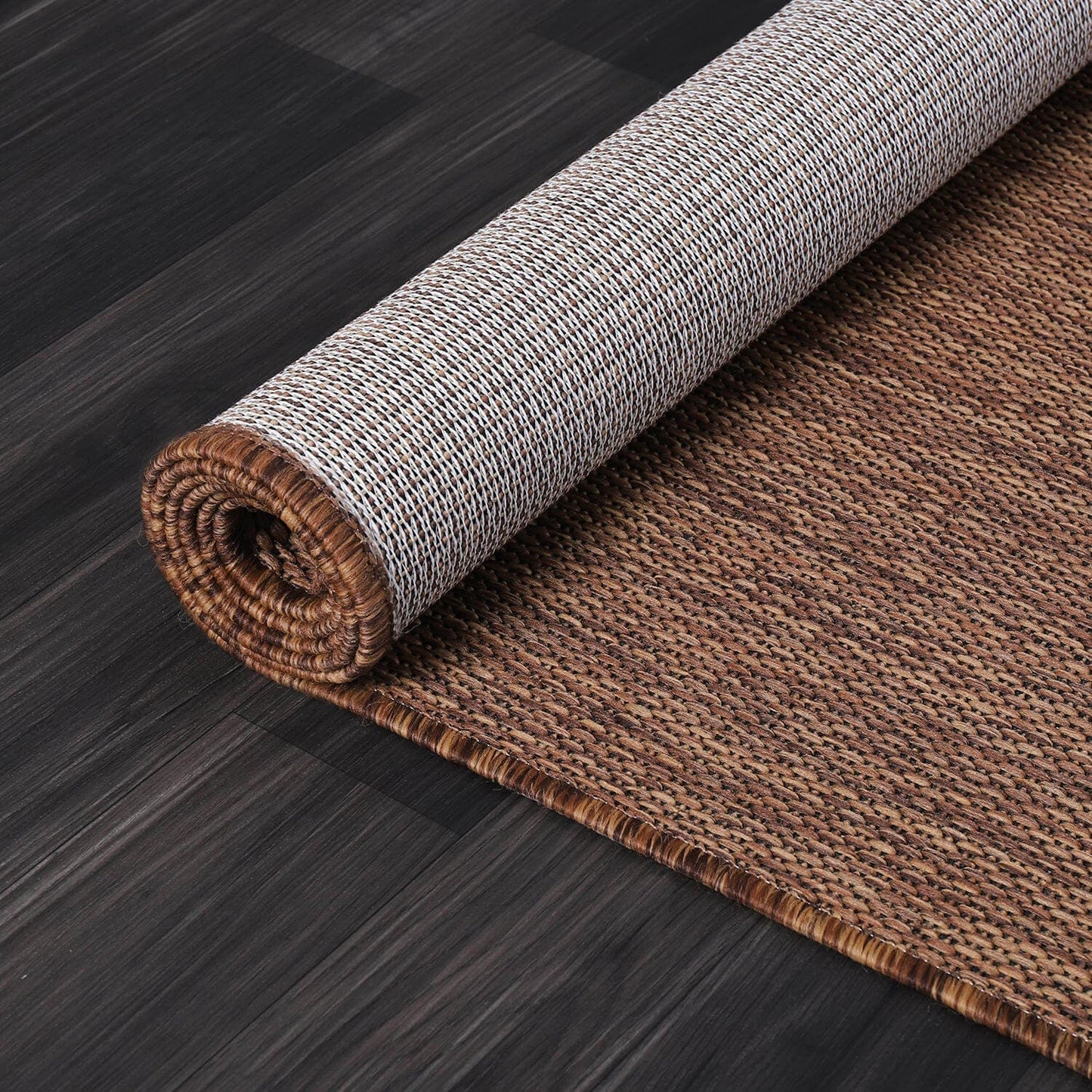 Aloha Washable Solid Indoor Outdoor Area Rug Patio Deck Living Room