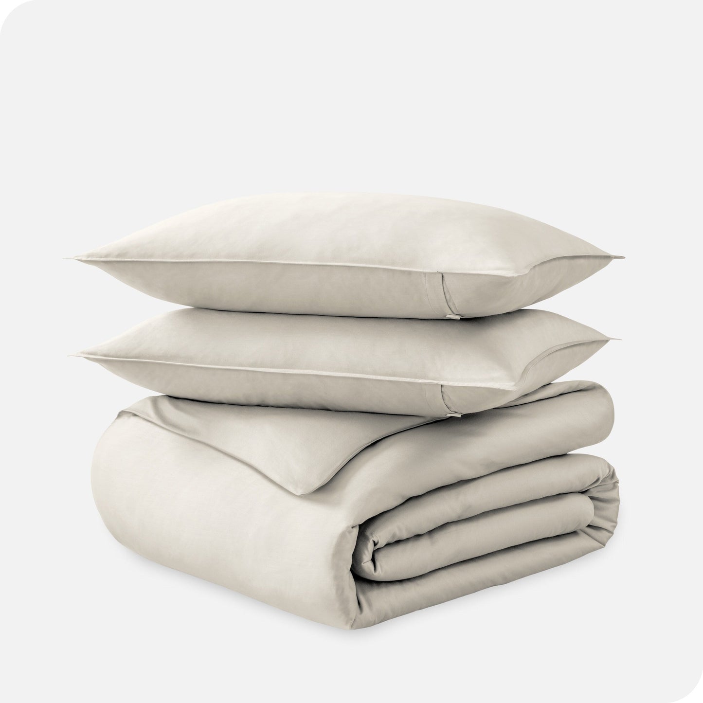 Bare Home Organic Cotton Duvet Cover Set - Smooth Sateen Weave