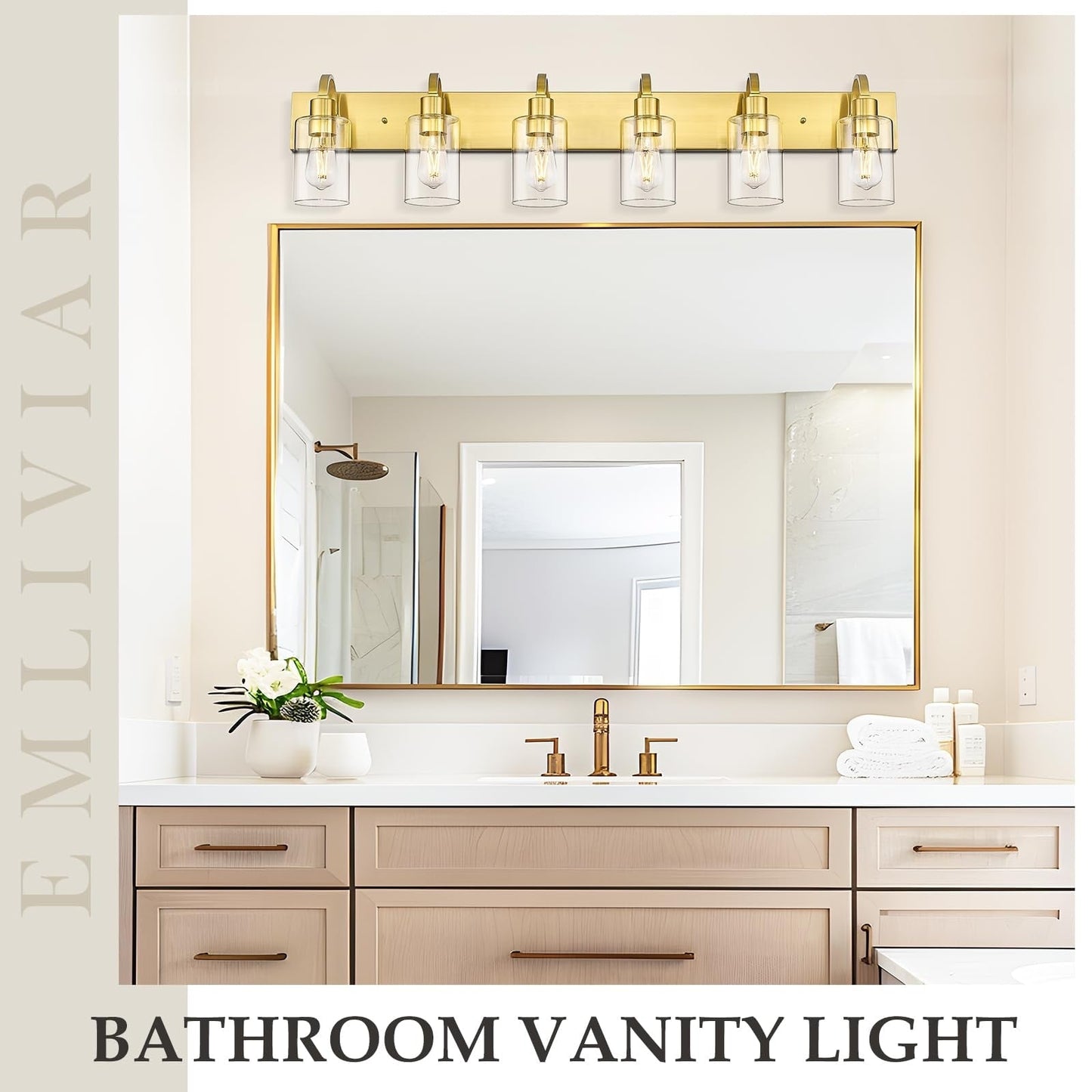 Bathroom Vanity Light Fixtures - Farmhouse Wall Light for Bathroom