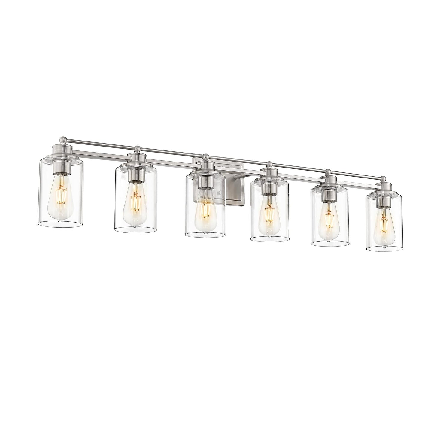 Bathroom Vanity Light,Wall Sconce Lamp Over Mirror with Clear Glass Shade