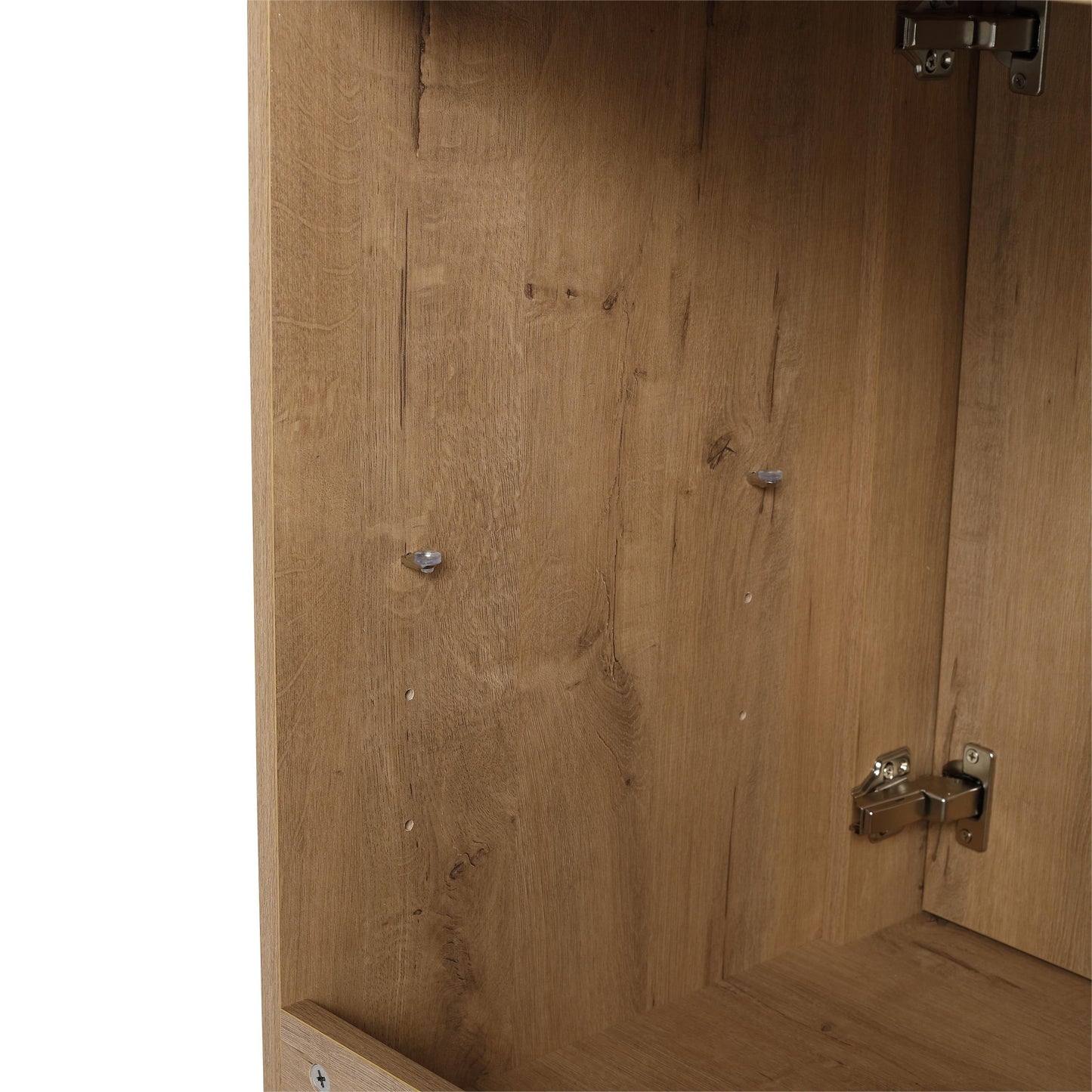 Beingnext Meuble-lavabo 24/30/36 avec porte à fermeture douce et étagère réglable