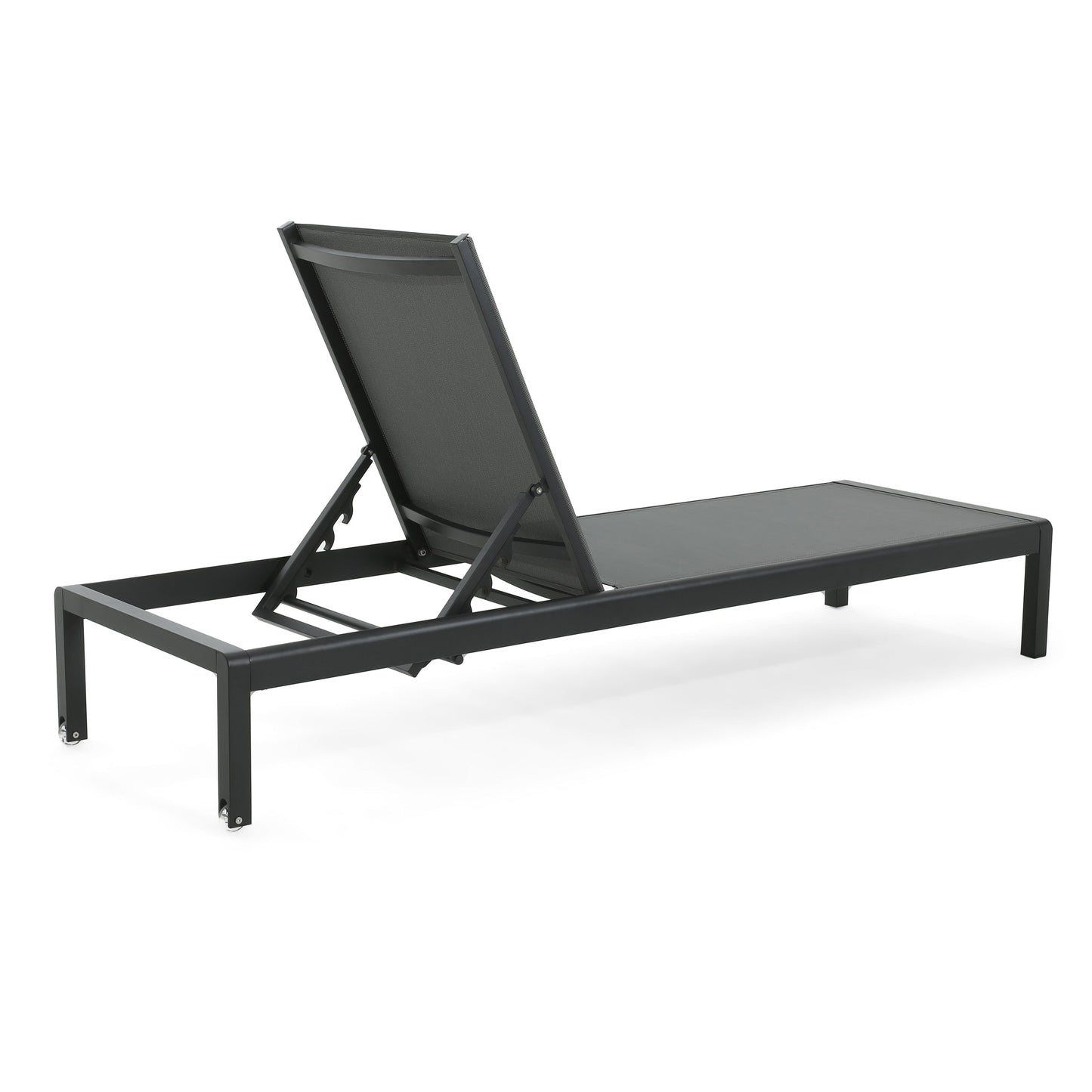 Chaise longue d'extérieur en aluminium Cape Coral (lot de 2) par Christopher Knight Home - 77,56 po x 25,20 po x 11,80 po