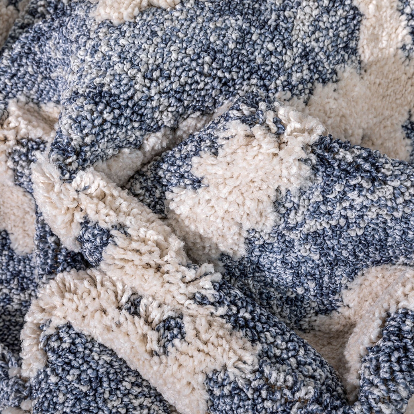 Tapis d'escalier moderne Harlow Trellis sur mesure