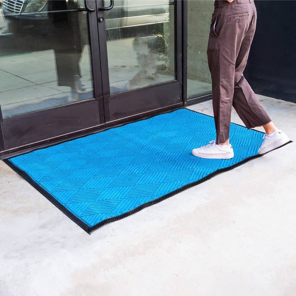 Envelor Door Mat Indoor Outdoor Low Profile Commercial Entryway Rug
