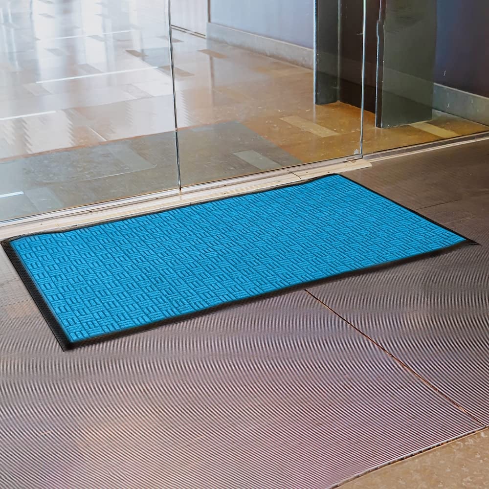 Envelor Door Mat Indoor Outdoor Low Profile Commercial Entryway Rug