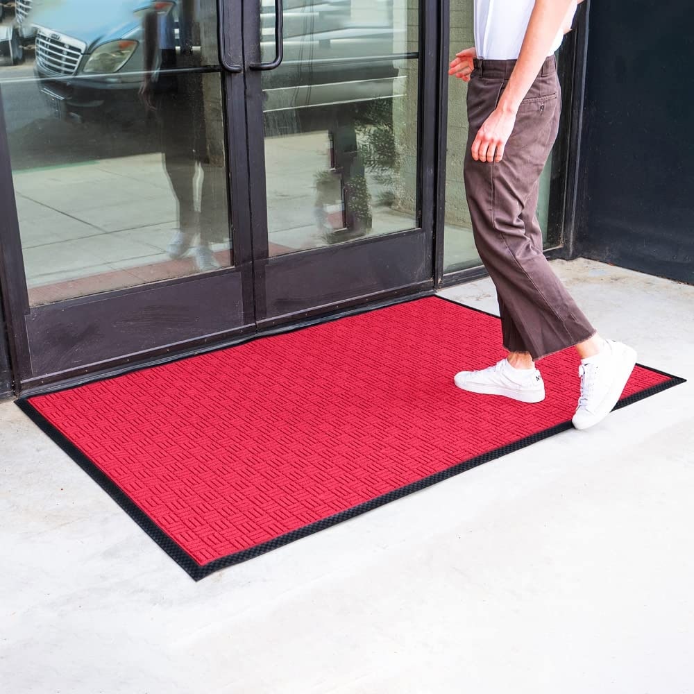 Envelor Door Mat Indoor Outdoor Low Profile Commercial Entryway Rug
