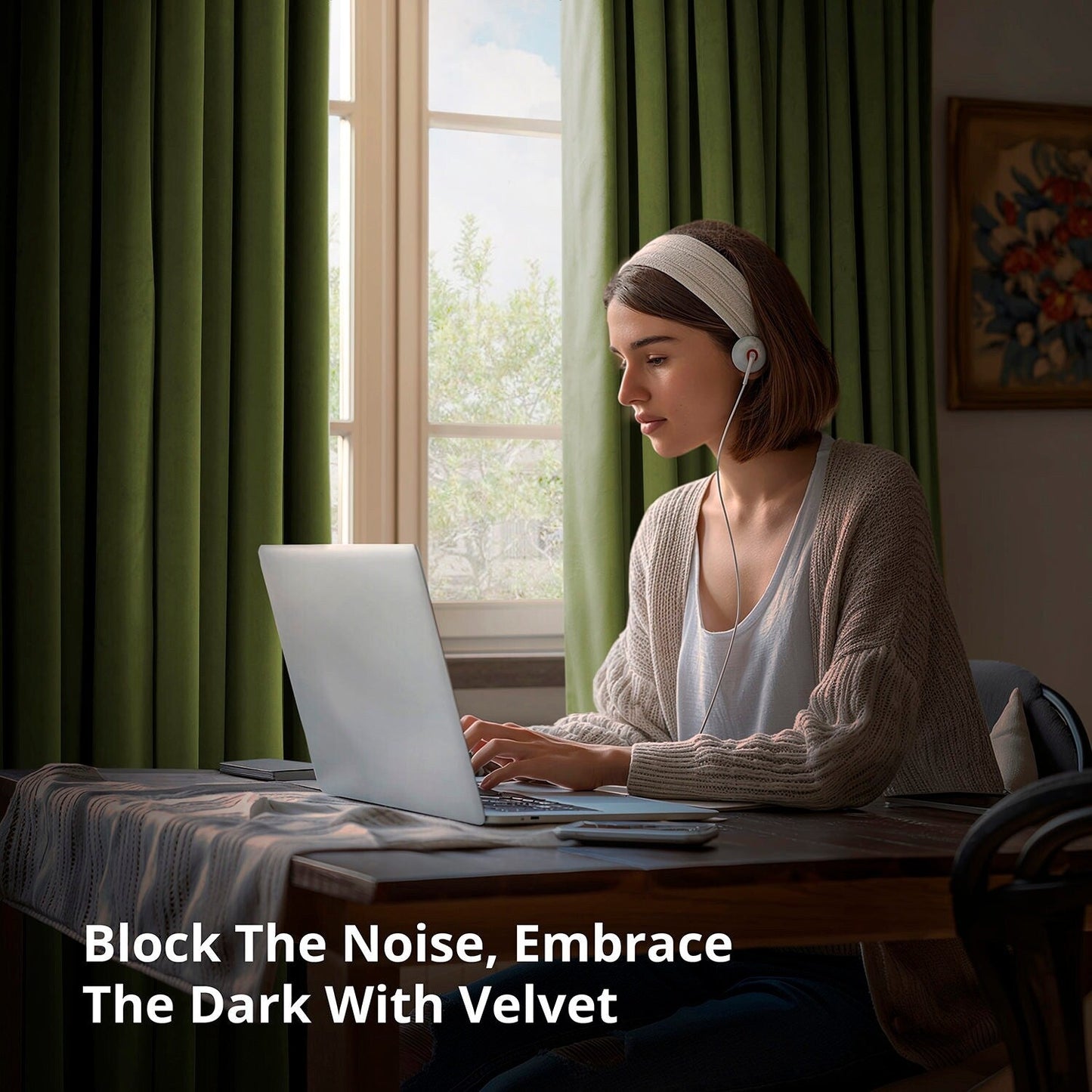 Exclusive Fabrics Signature Blackout Velvet Curtain (1 Panel)