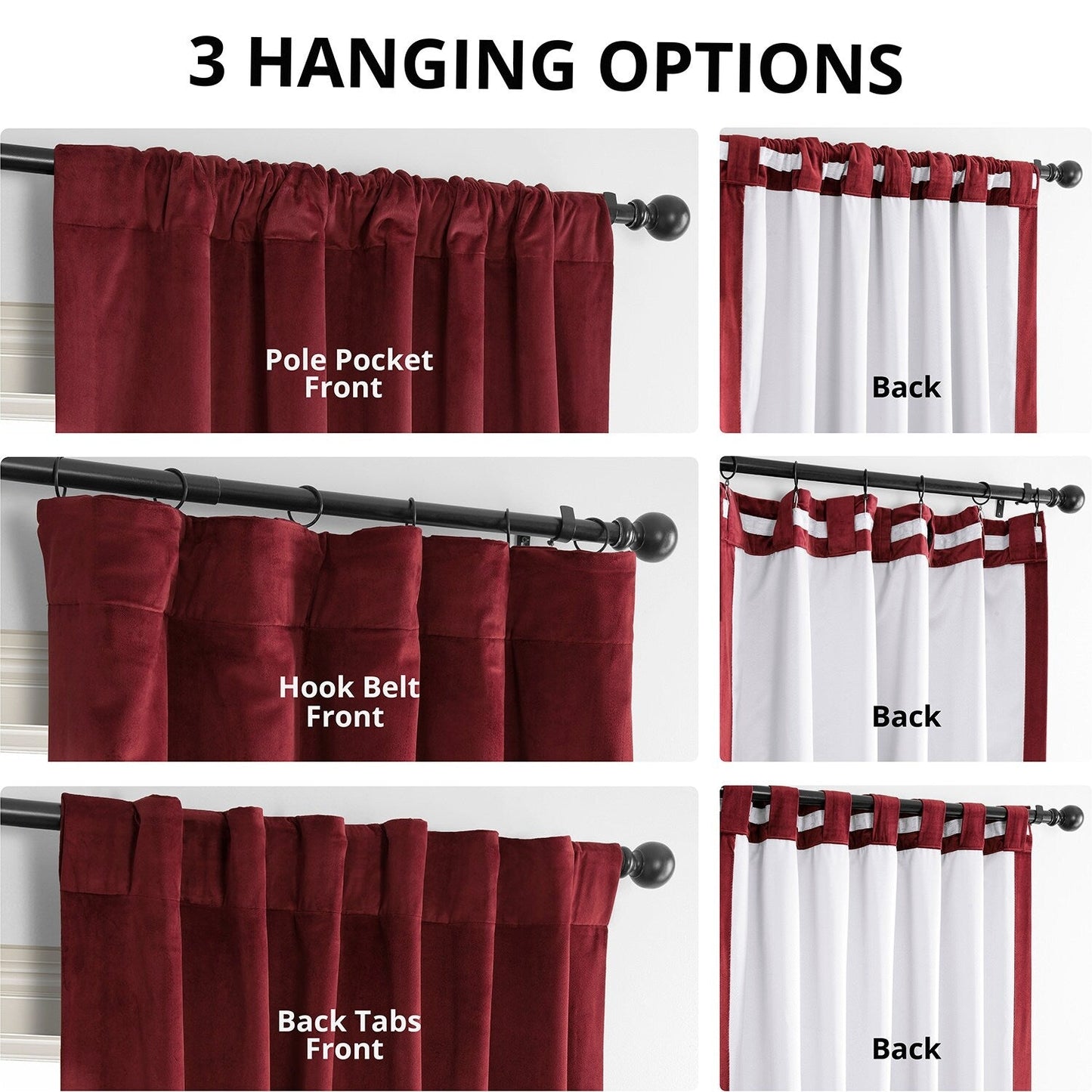 Exclusive Fabrics Signature Blackout Velvet Curtain (1 Panel)