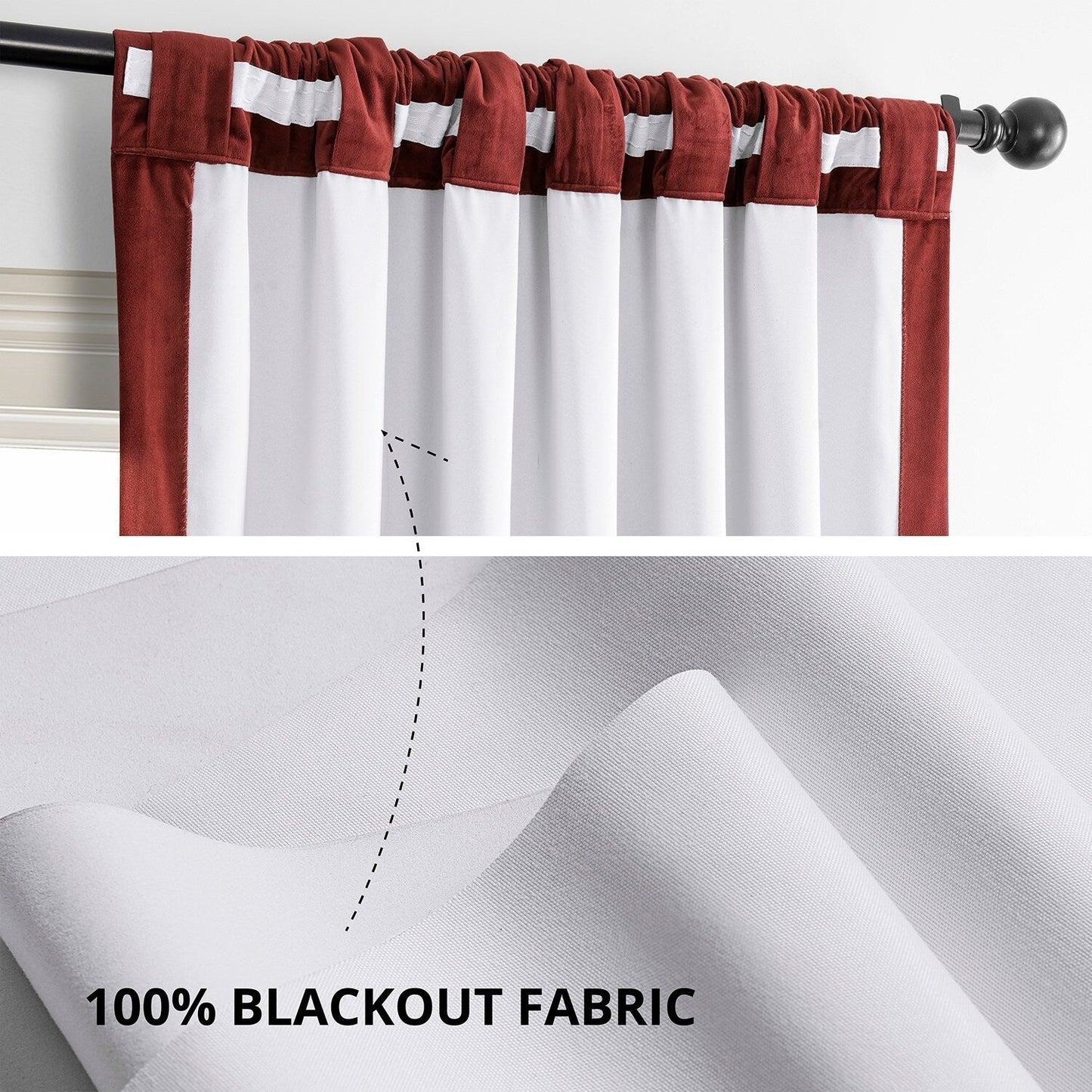 Exclusive Fabrics Signature Blackout Velvet Curtain (1 Panel)