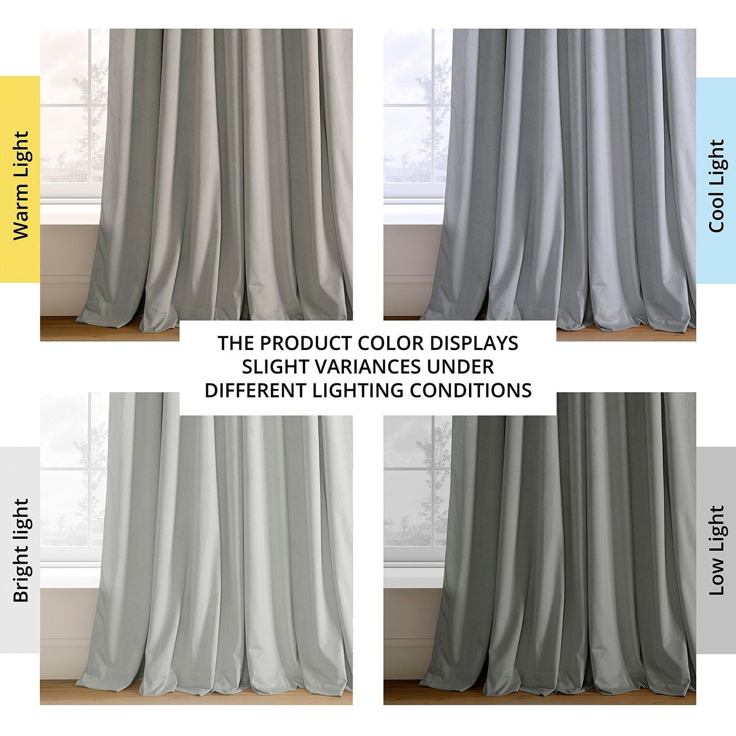 Exclusive Fabrics Signature Extra Wide Blackout Velvet Curtains (1 Panel) - Luxurious Blackout Drapes