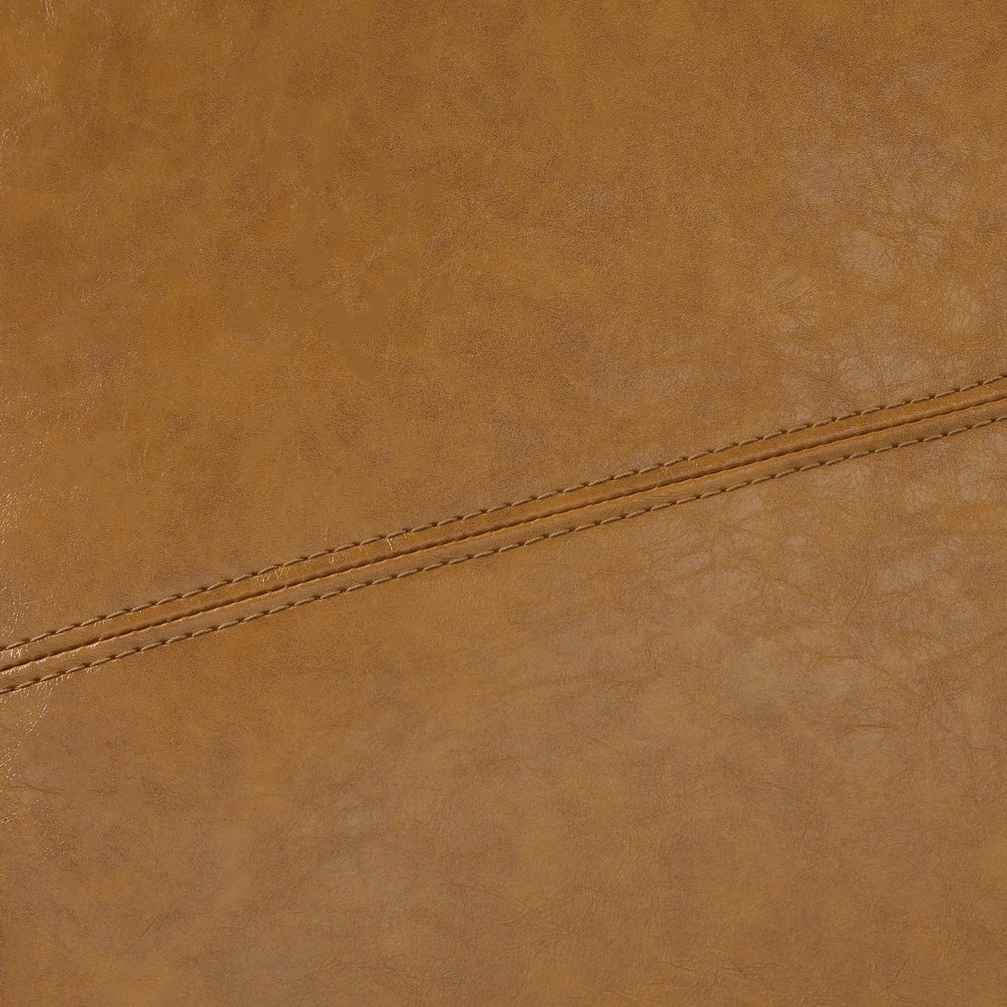 Pouf de rangement rectangulaire rembourré 50,3 x 17,50 x 18 po - Similicuir