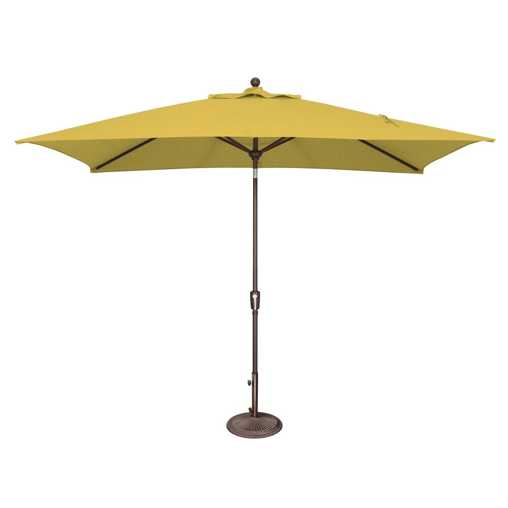 Parasol inclinable rectangulaire à bouton-poussoir SimplyShade Catalina de 10 pieds