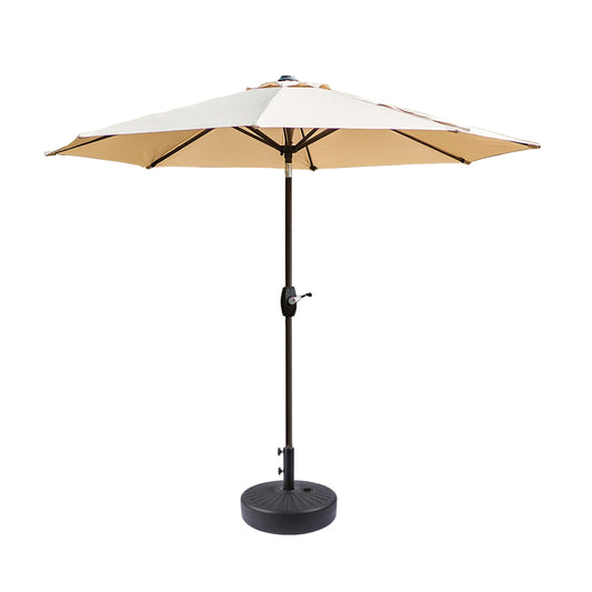 Parasol de patio Holme de 9 pieds et support de base