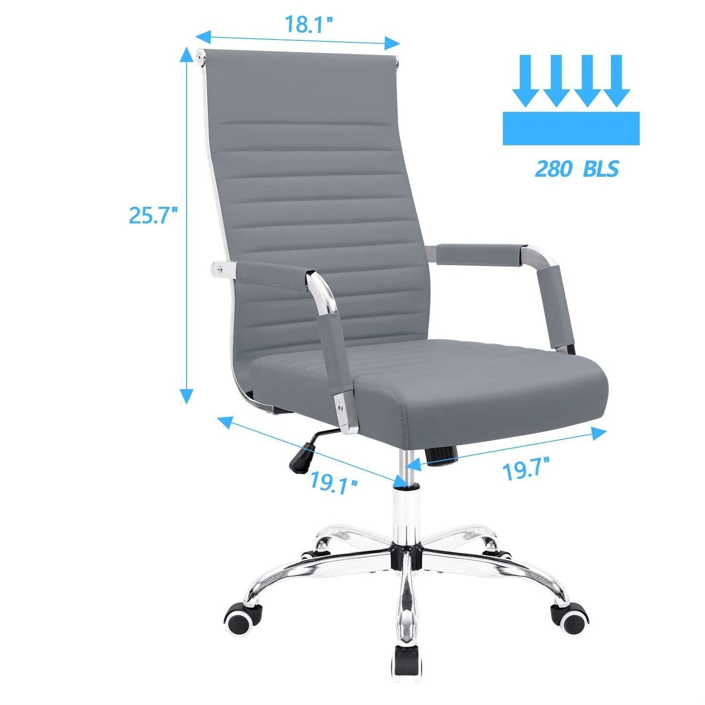 Homall Ribbed Office Chair Computer Desk Chair