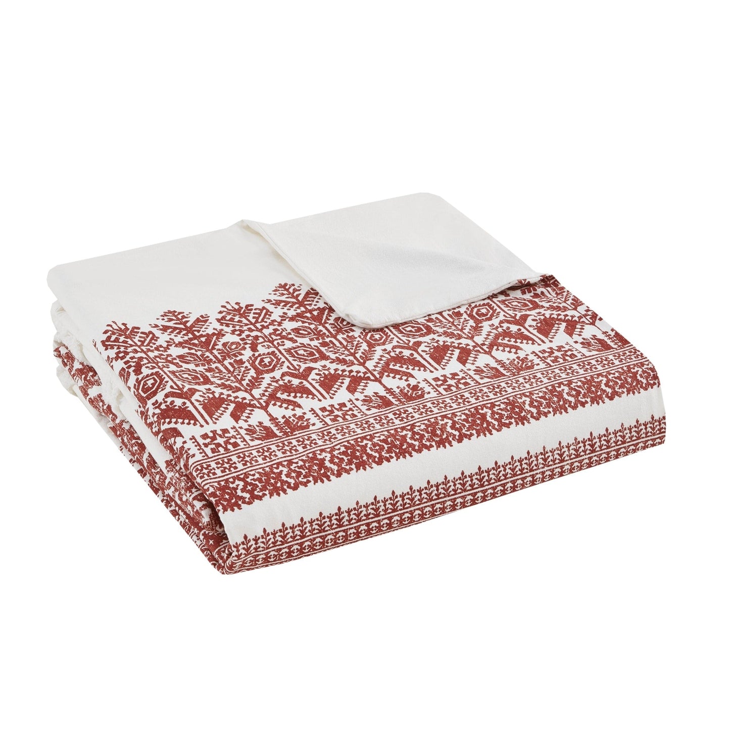 INK+IVY Mila 3 Piece Cotton Duvet Cover Set with Chenille Tufting