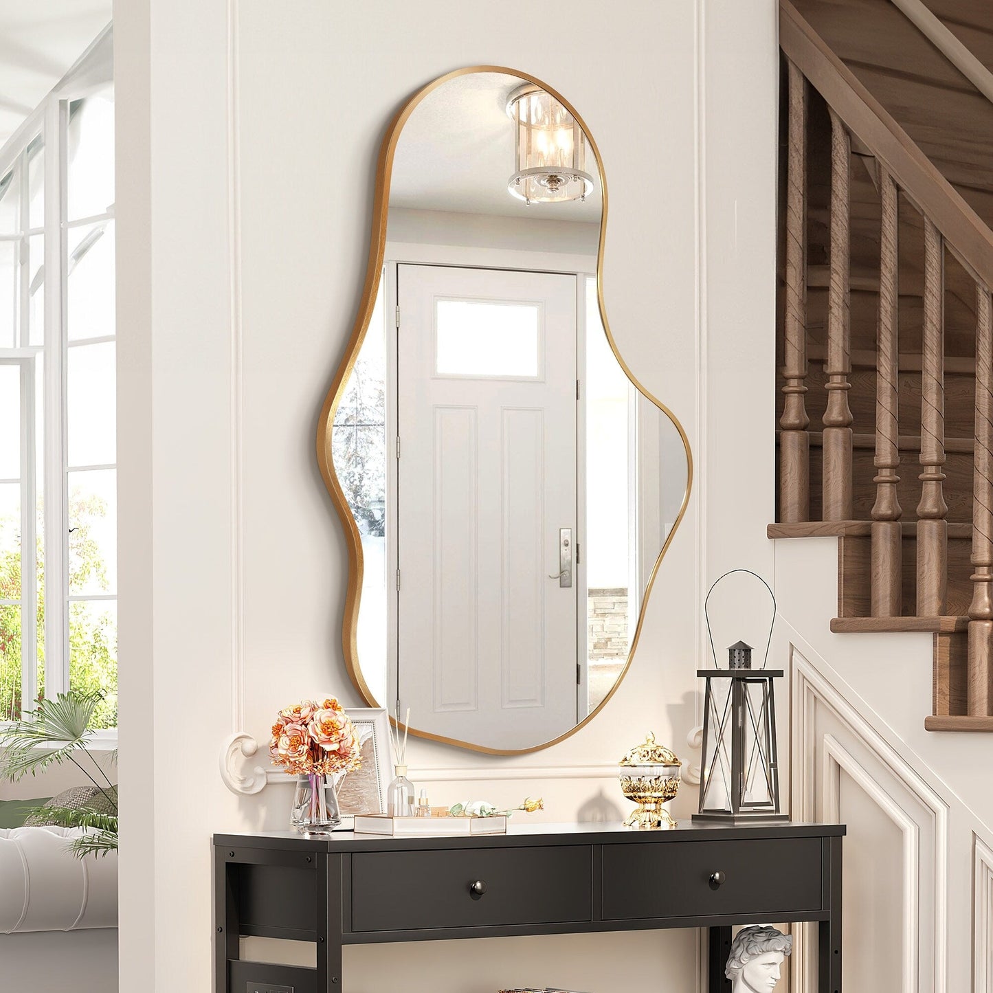 Irregular Wall Mirror Decorative Asymmetrical Wall Mirror