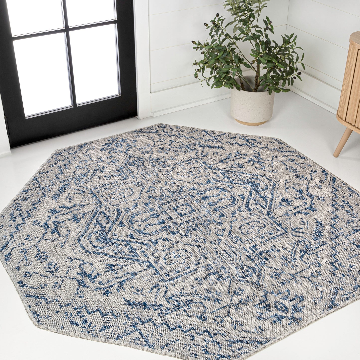 JONATHAN Y Charleston Medallion Indoor/Outdoor Area Rug