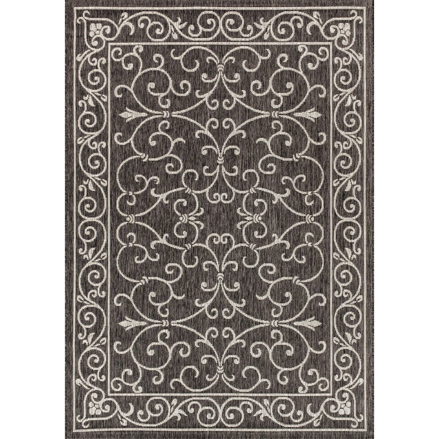 JONATHAN Y Filigree Textured Weave Indoor/Outdoor Area Rug