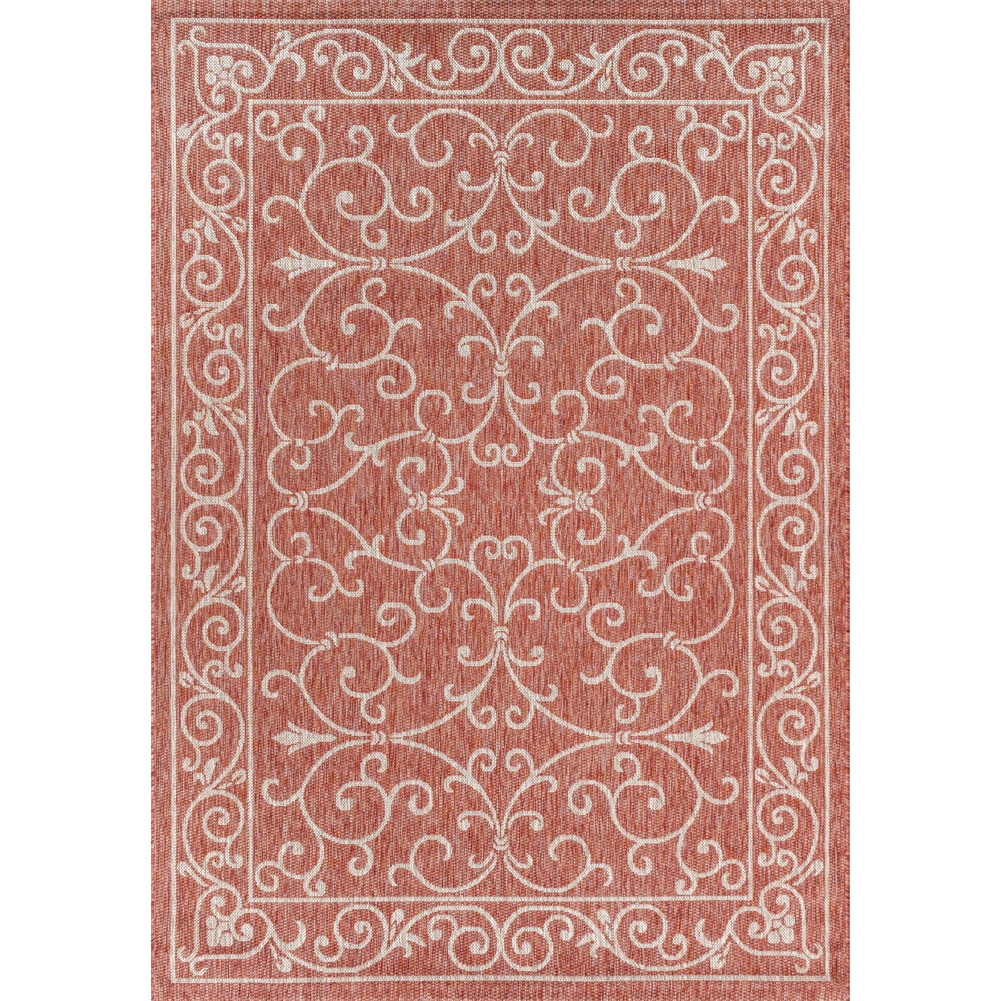 JONATHAN Y Filigree Textured Weave Indoor/Outdoor Area Rug