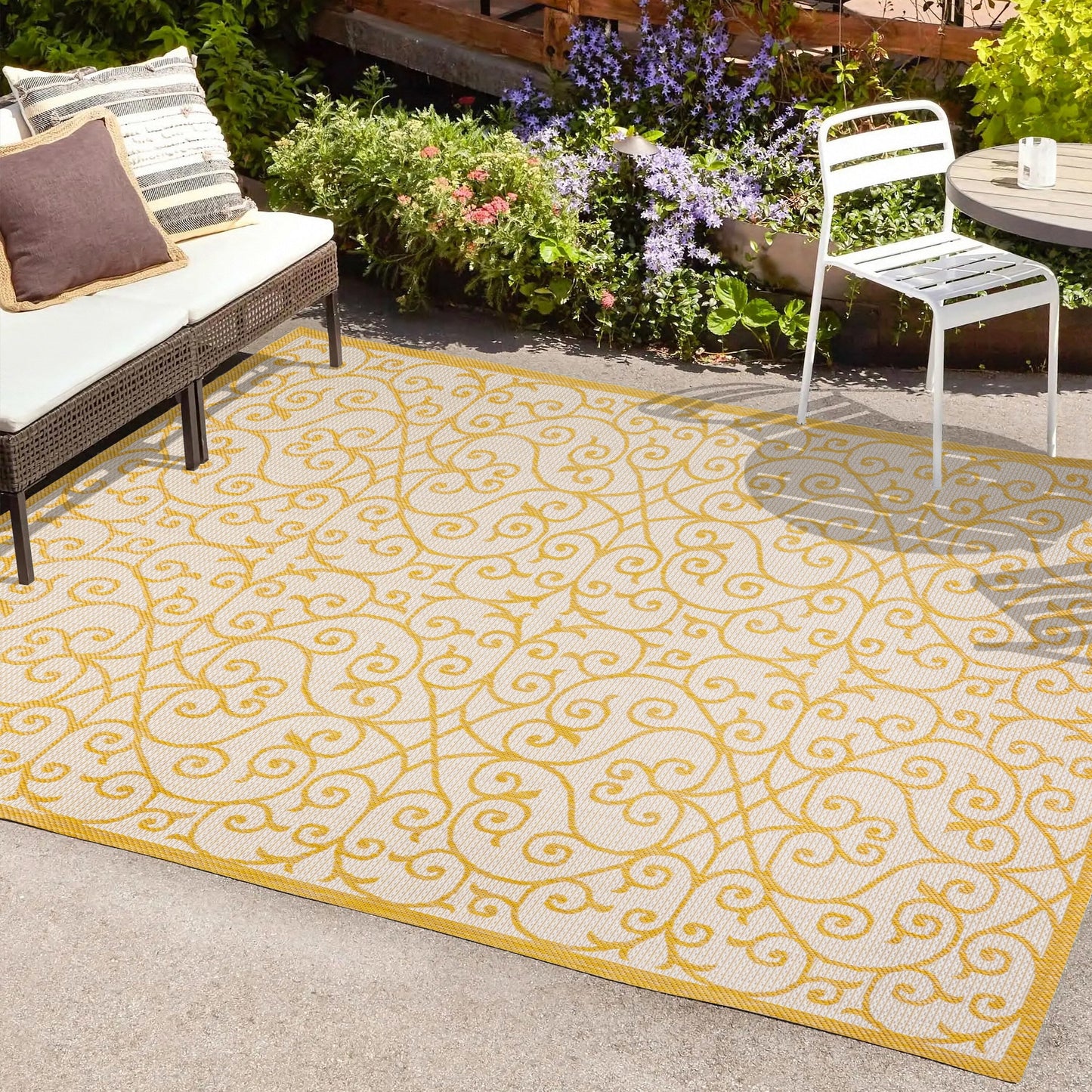 JONATHAN Y Ourika Textured Weave Indoor/Outdoor Area Rug