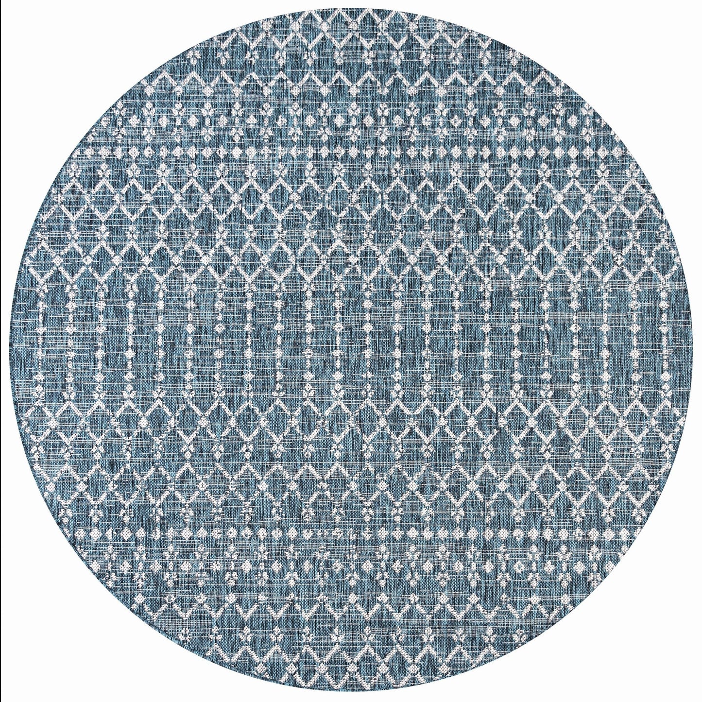 JONATHAN Y Trebol Moroccan Geometric Textured Weave Indoor/Outdoor Area Rug