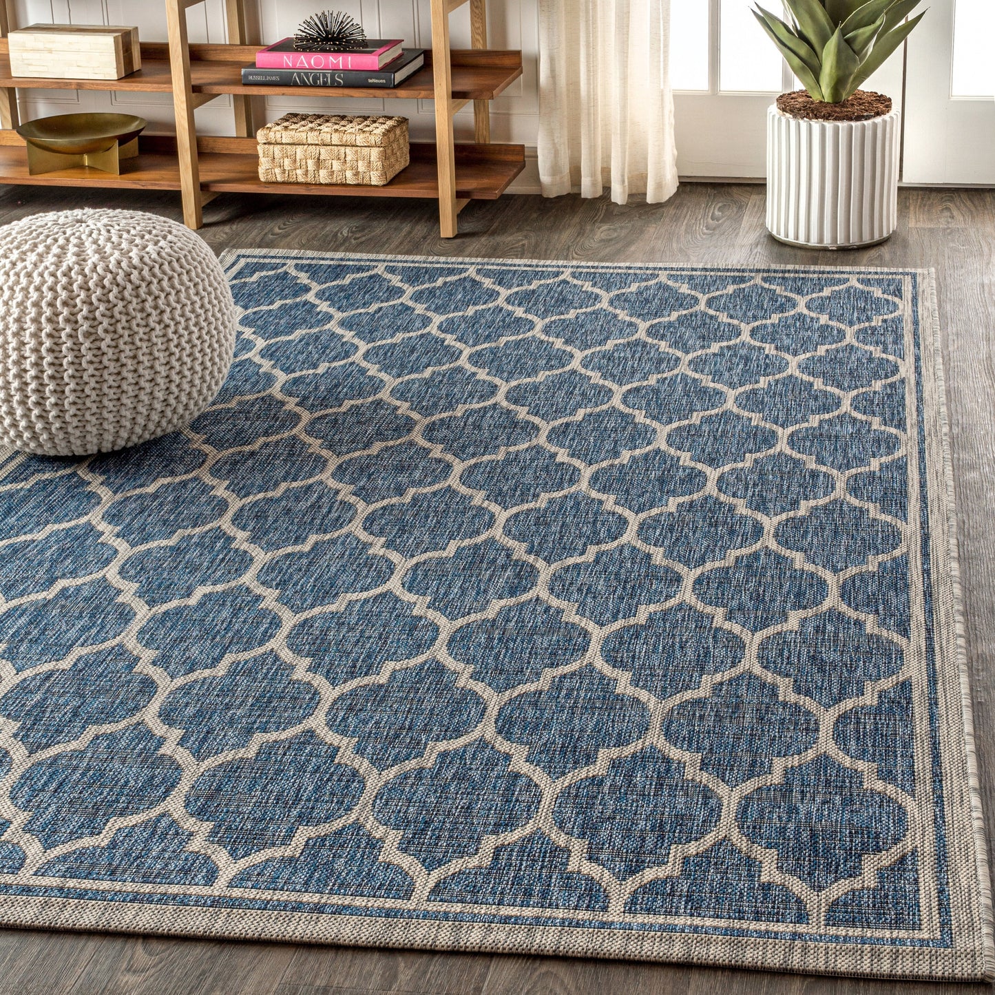JONATHAN Y Zinnia Textured Weave Indoor/Outdoor Area Rug
