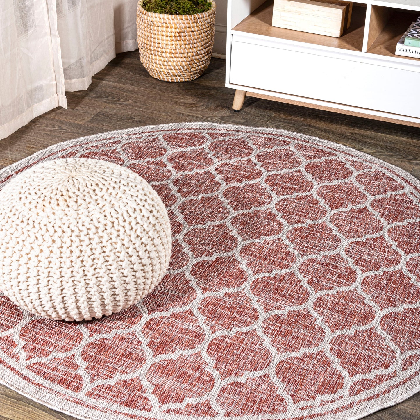 JONATHAN Y Zinnia Textured Weave Indoor/Outdoor Area Rug
