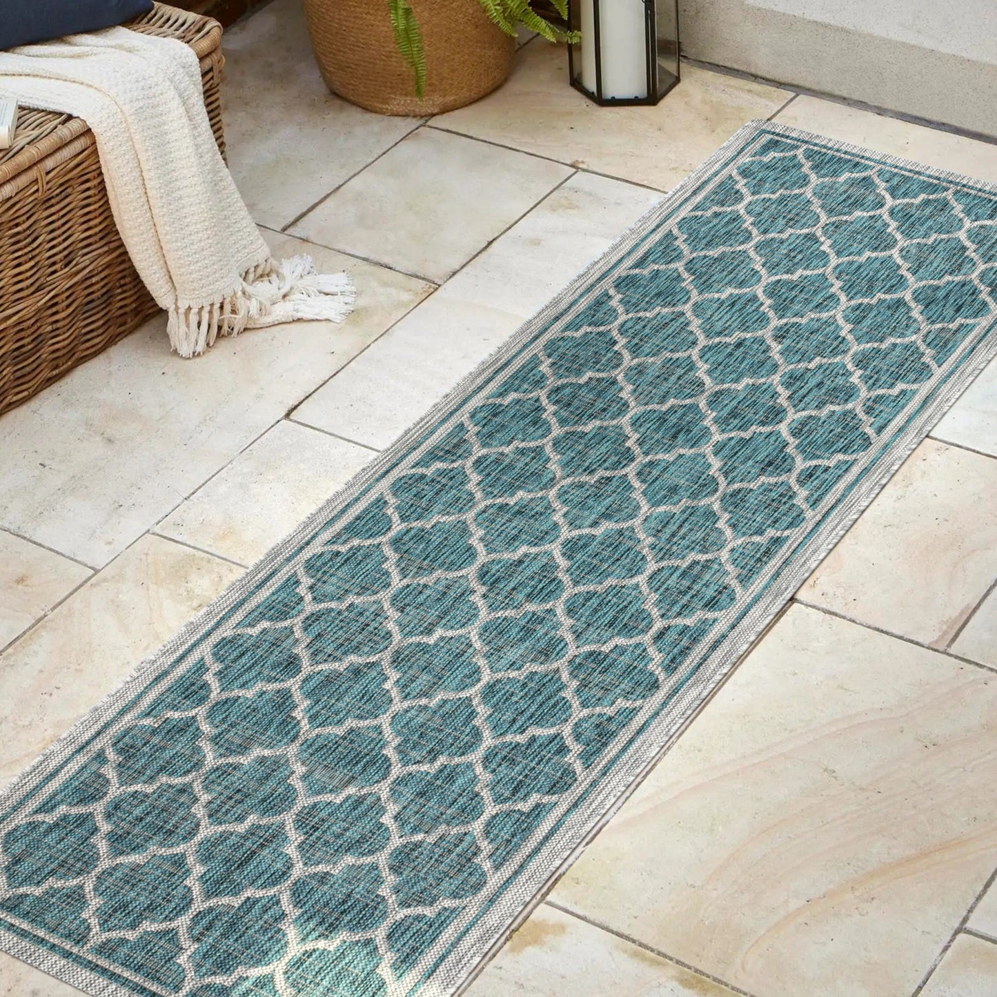 JONATHAN Y Zinnia Textured Weave Indoor/Outdoor Area Rug