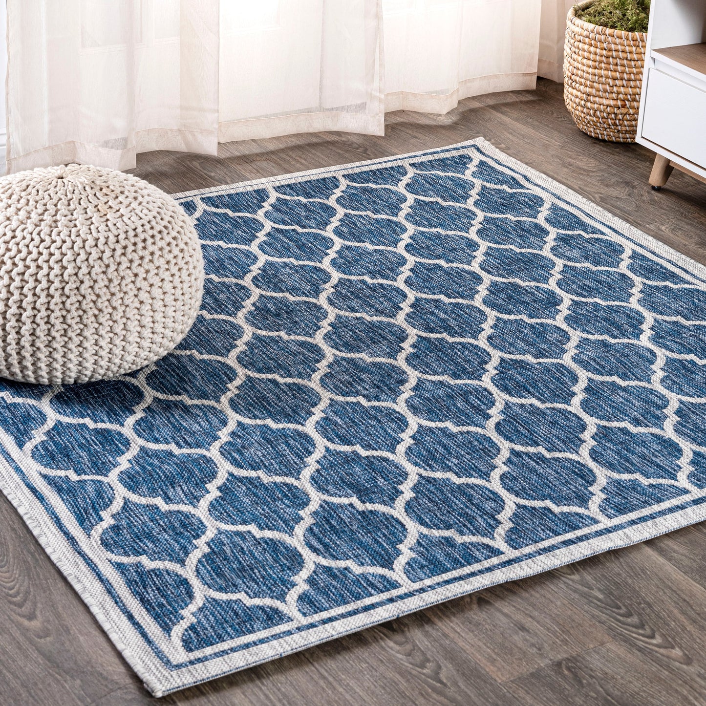 JONATHAN Y Zinnia Textured Weave Indoor/Outdoor Area Rug