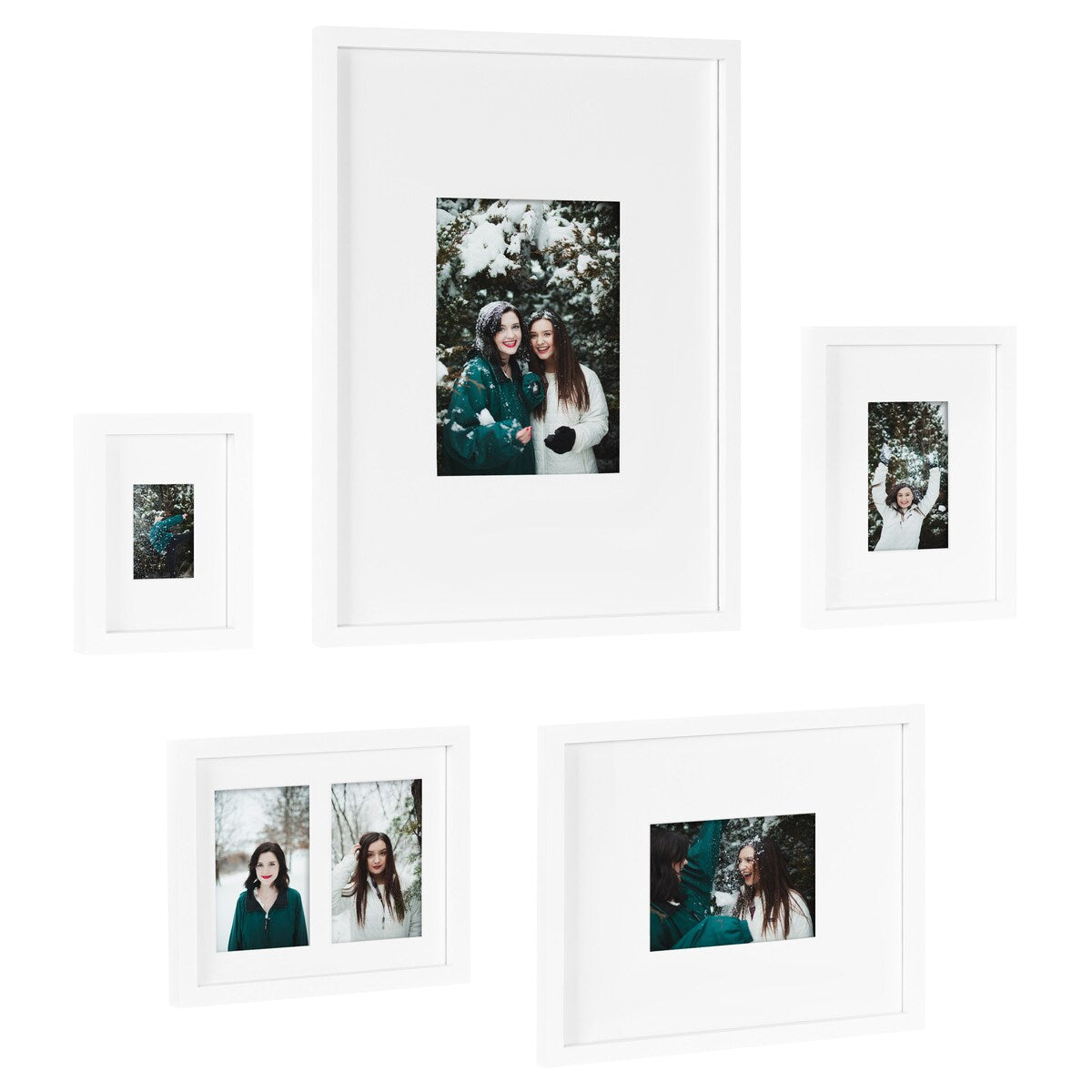 Kate and Laurel Gallery Wall Matted Picture Frame Set