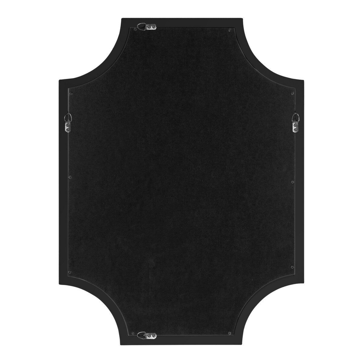 Kate and Laurel Hogan Scalloped Wood Framed Mirror