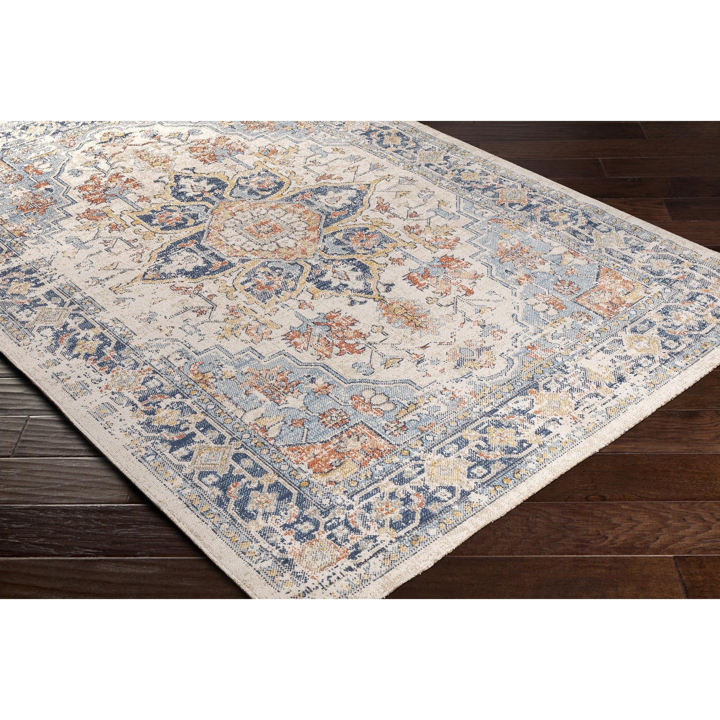 Livabliss Huntington Beach Updated Traditional Medallion Outdoor Area Rug