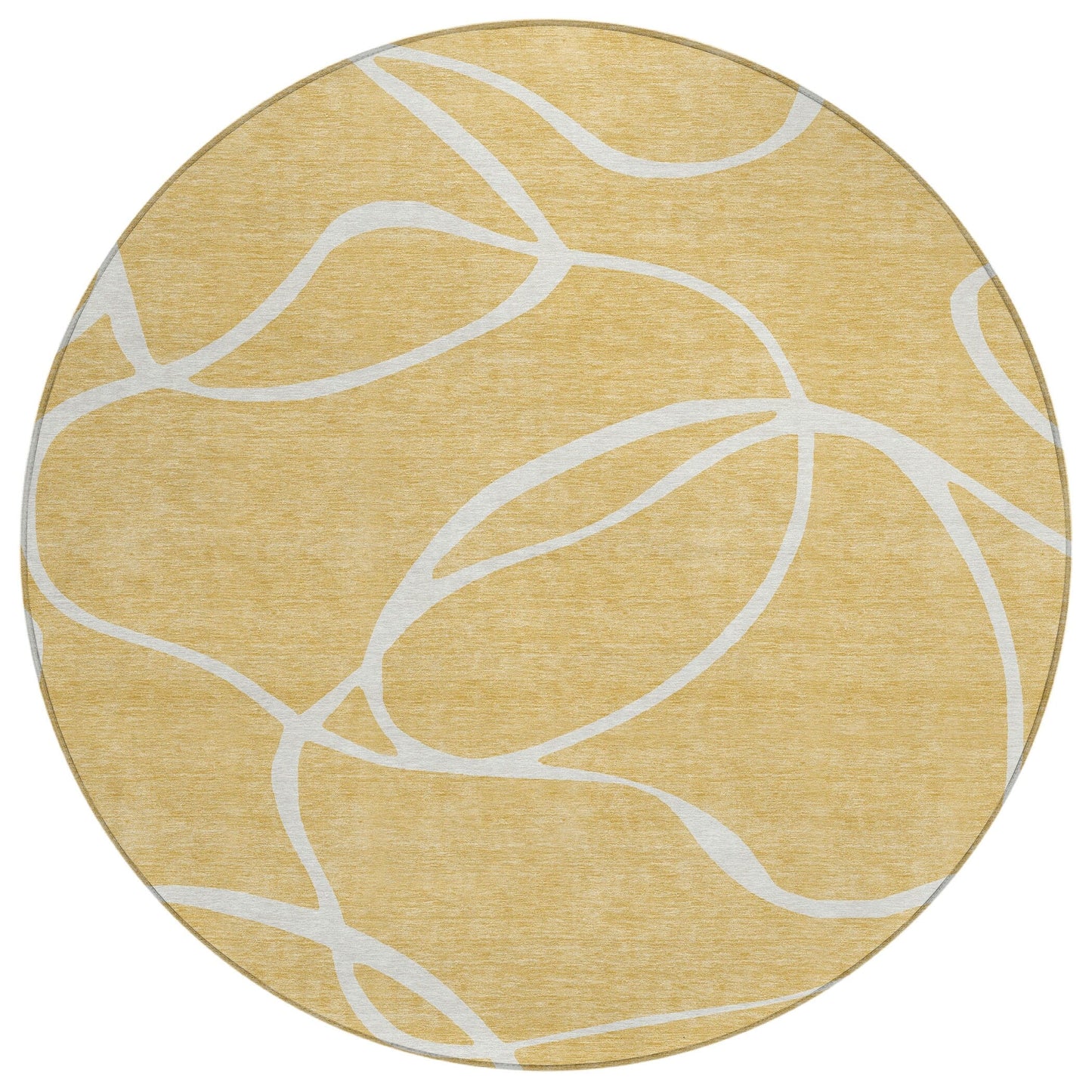 Machine Washable Indoor/ Outdoor Abstract Modern Chantille Rug