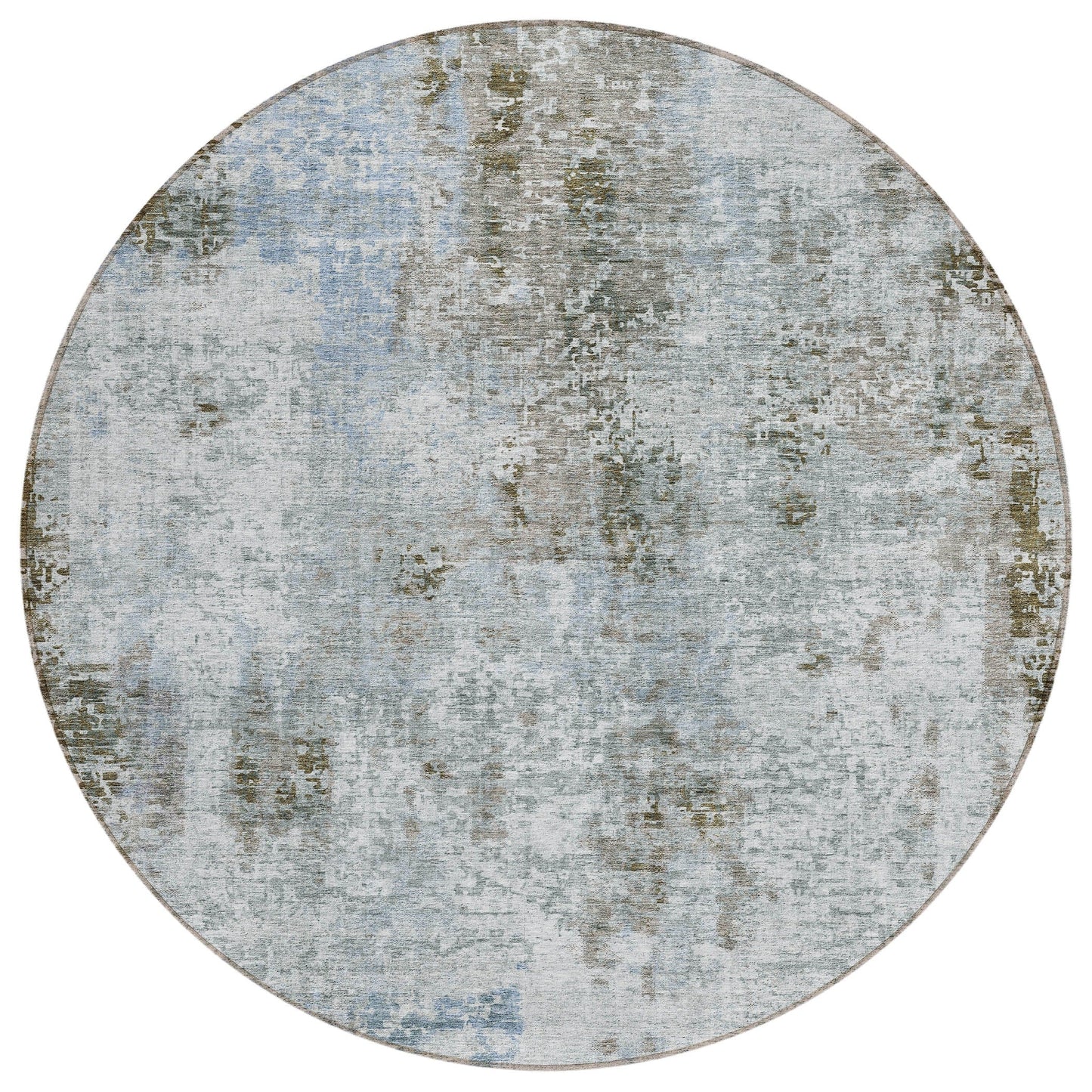 Machine Washable Indoor/ Outdoor Chantille Abstract Modern Rug