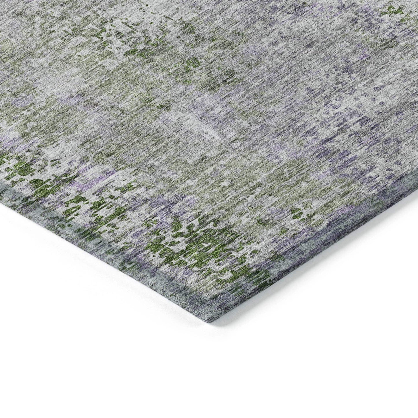 Machine Washable Indoor/ Outdoor Chantille Abstract Modern Rug