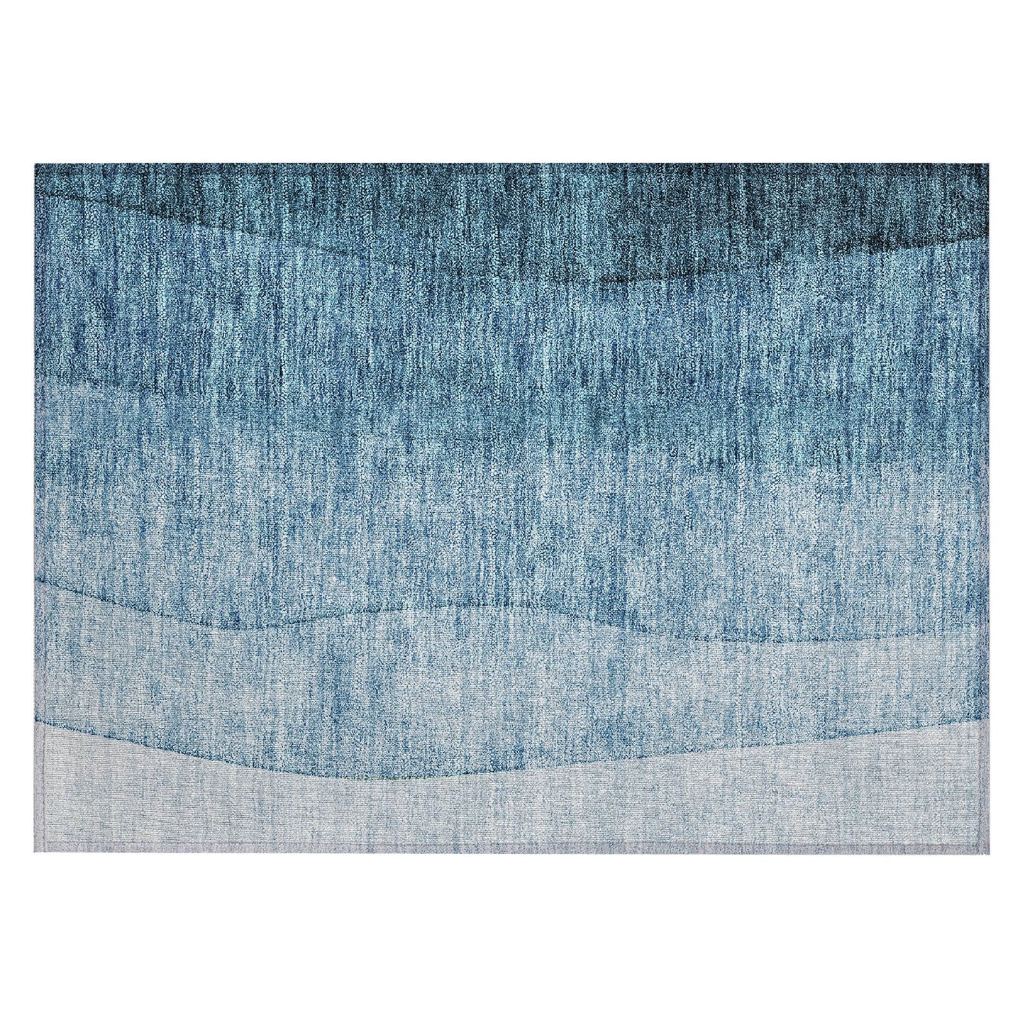 Machine Washable Indoor/ Outdoor Chantille Contemporary Ombre Rug