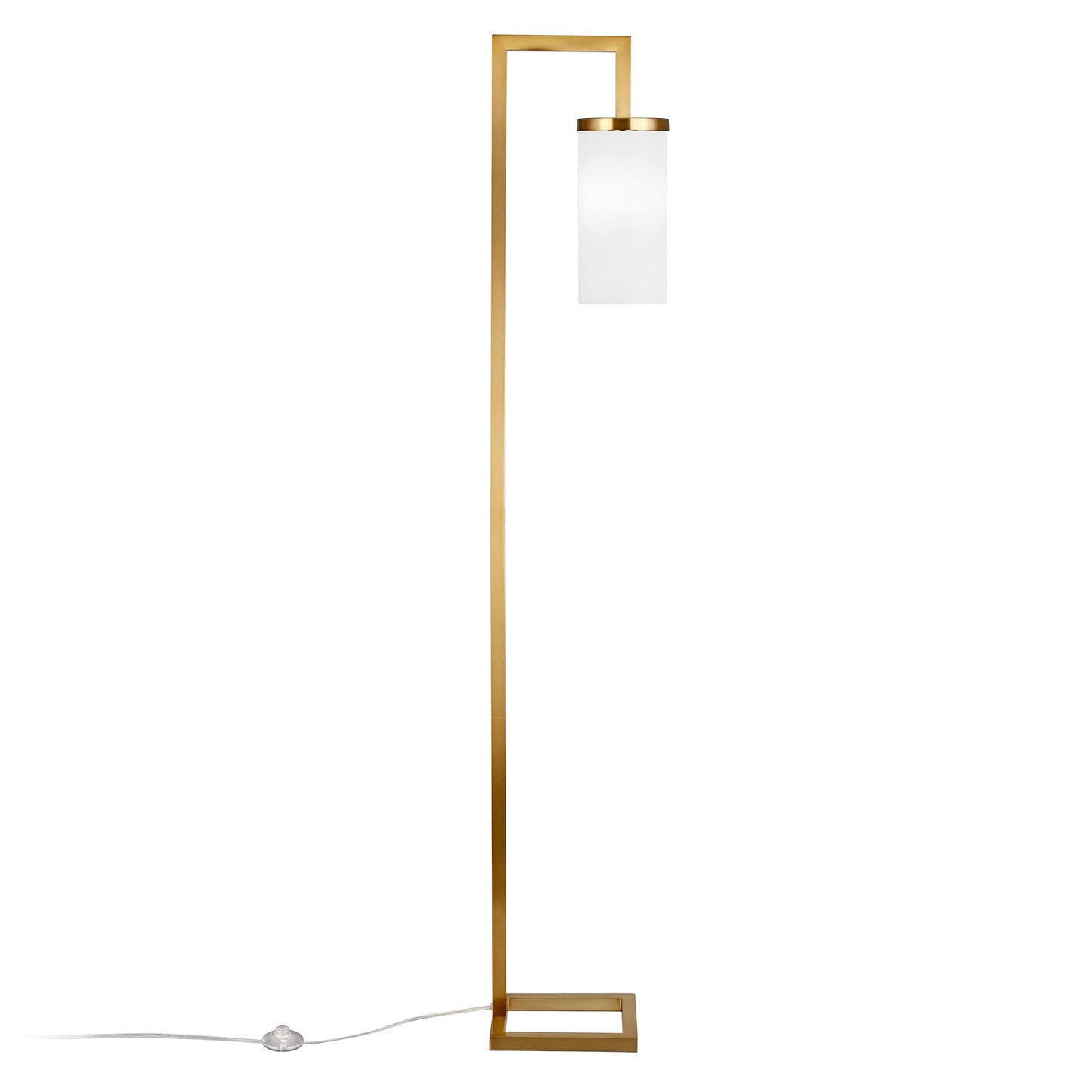 Malva 67.75 Tall Floor Lamp with Glass Shade - 11 Wide