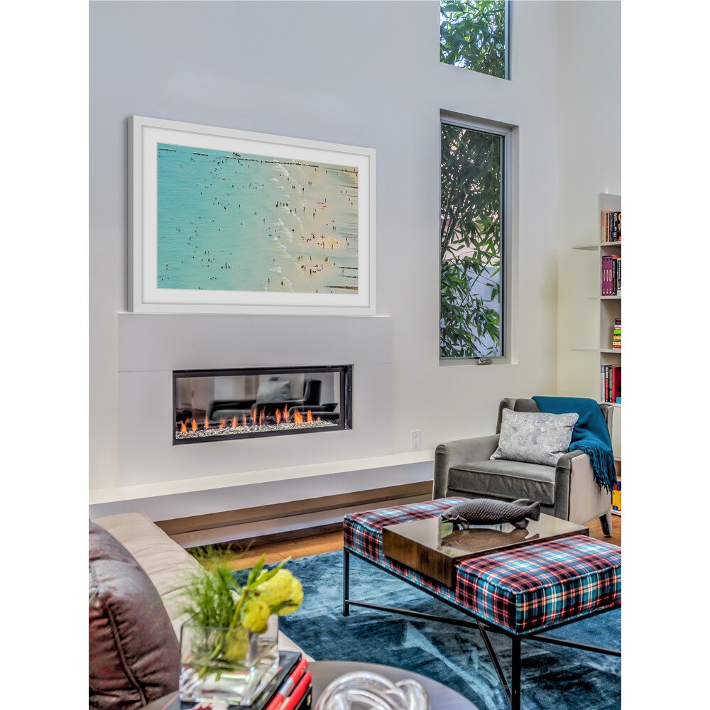 Marmont Hill - 'Fun at the Beach' Framed Painting Print - Multi-Color