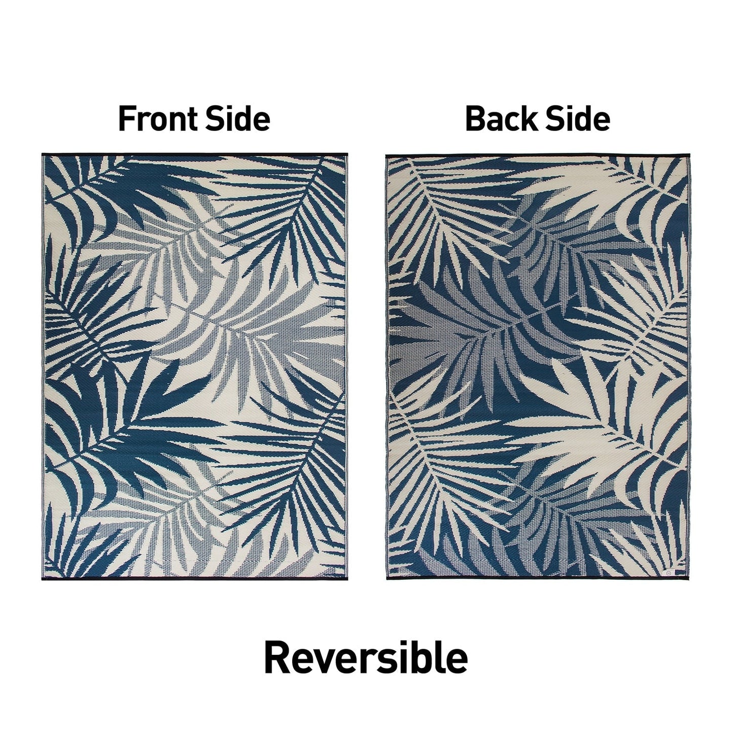 Modern Floral Reversible Plastic Outdoor Rugs