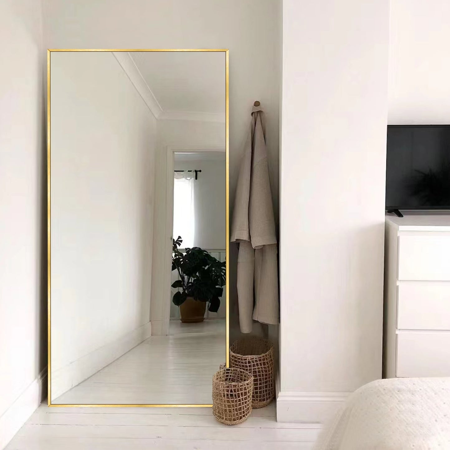 Modern Full Length Floor Mirror Freestanding Mirror
