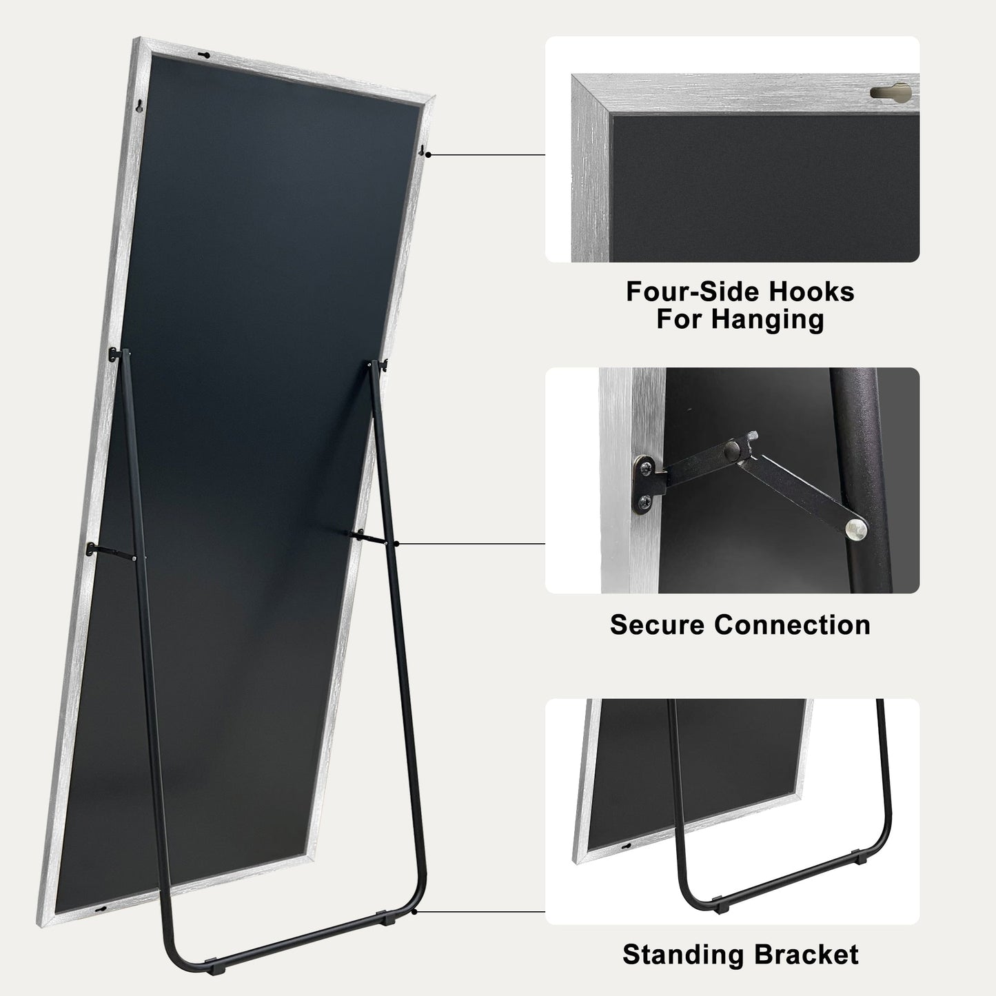 Modern Full Length Floor Mirror Freestanding Mirror