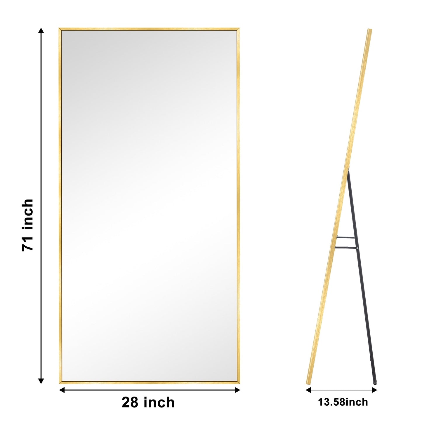 Modern Full Length Floor Mirror Freestanding Mirror